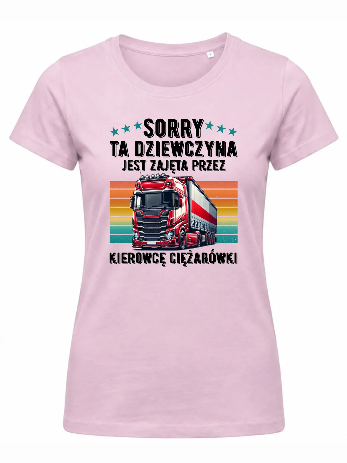 Koszulka damska - Ta dziewczyna jest zajęta przez kierowcę ciężarówki ZKT12