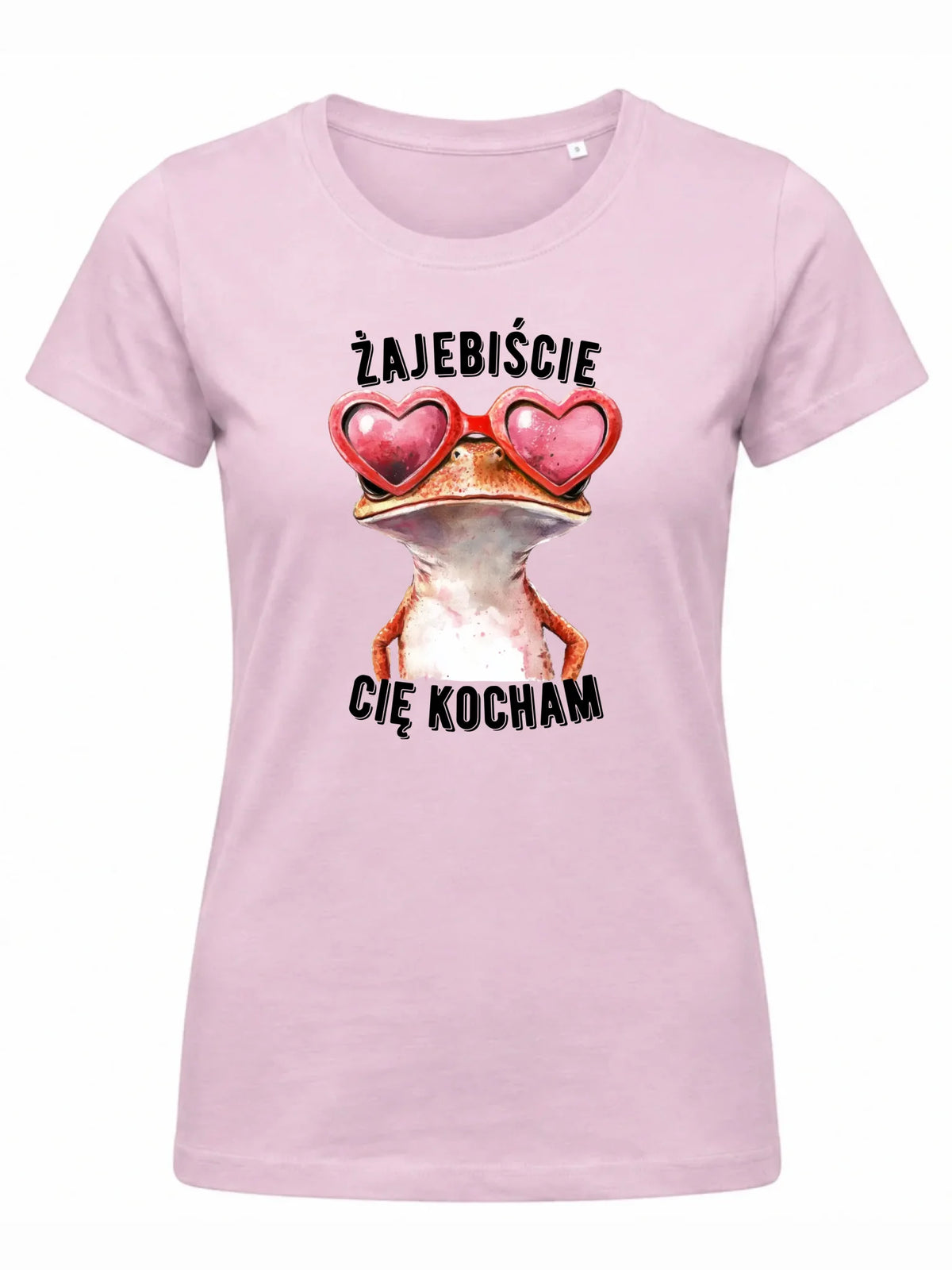 Koszulka damska dla par - Żajebiście Cię Kocham Żaba W17