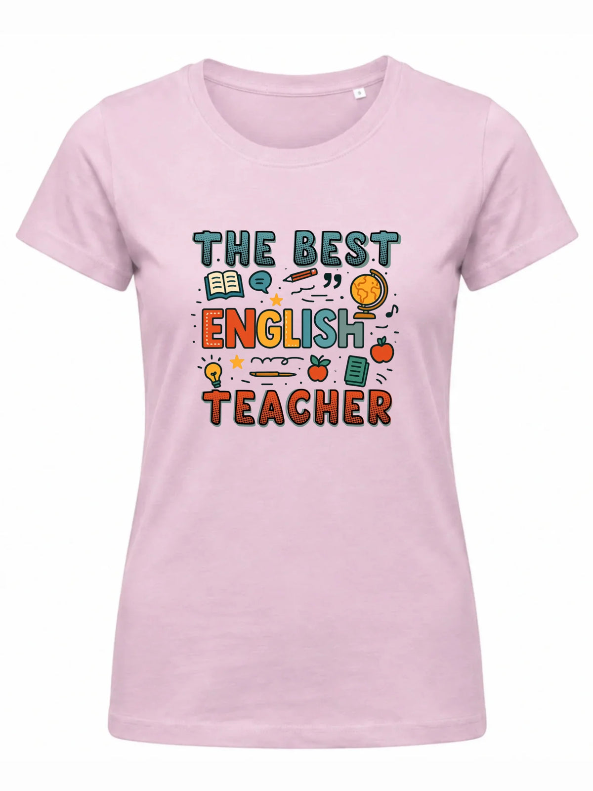Koszulka damska dla nauczycielki angielskiego - The best english teacher N53