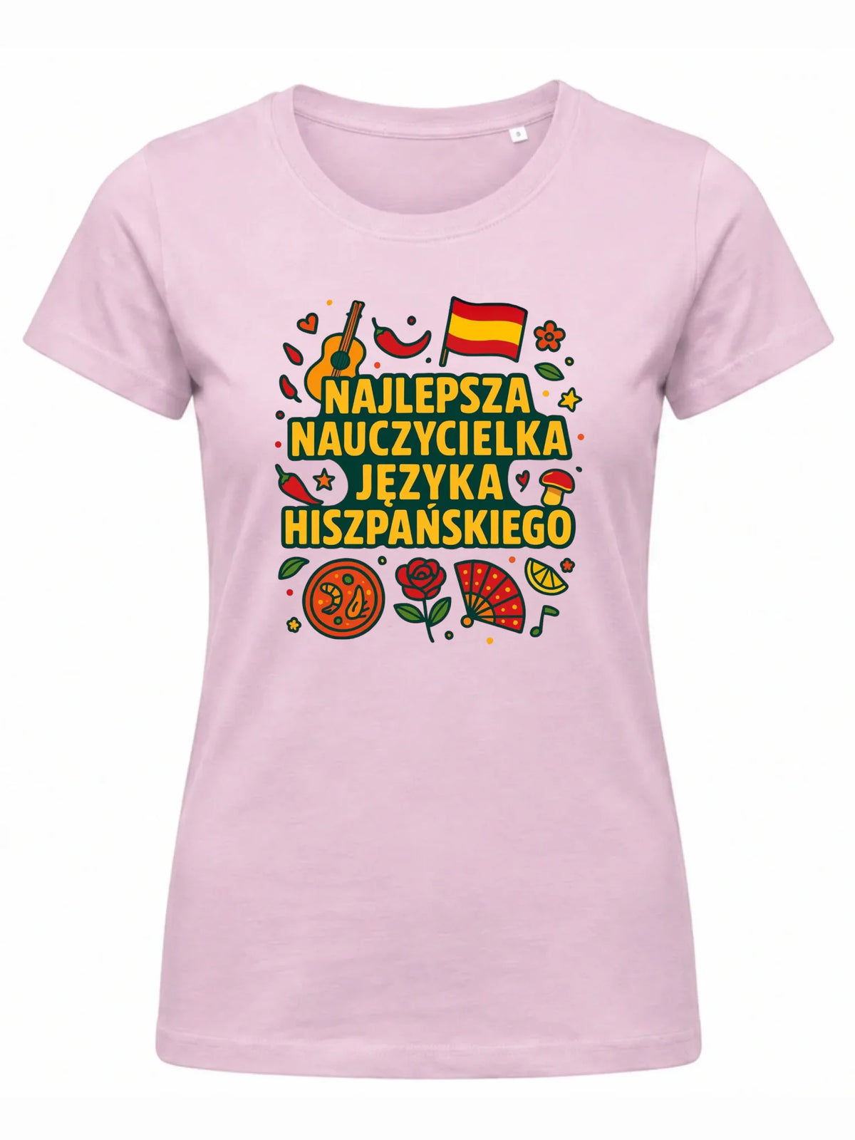 Koszulka damska dla nauczycielki - Najlepsza nauczycielka hiszpańskiego N55