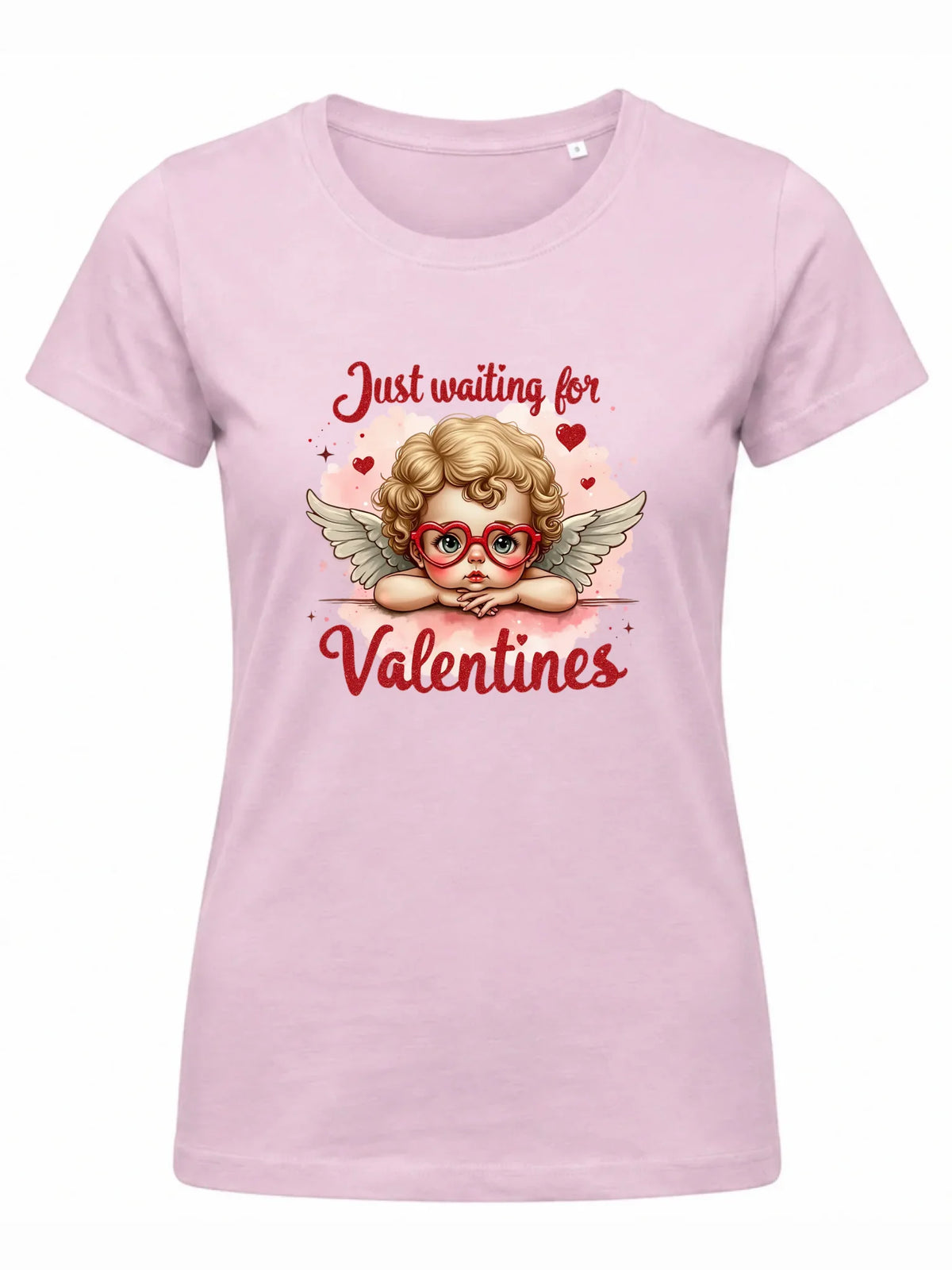Koszulka damska na Walentynki - Just waiting for Valentines W24