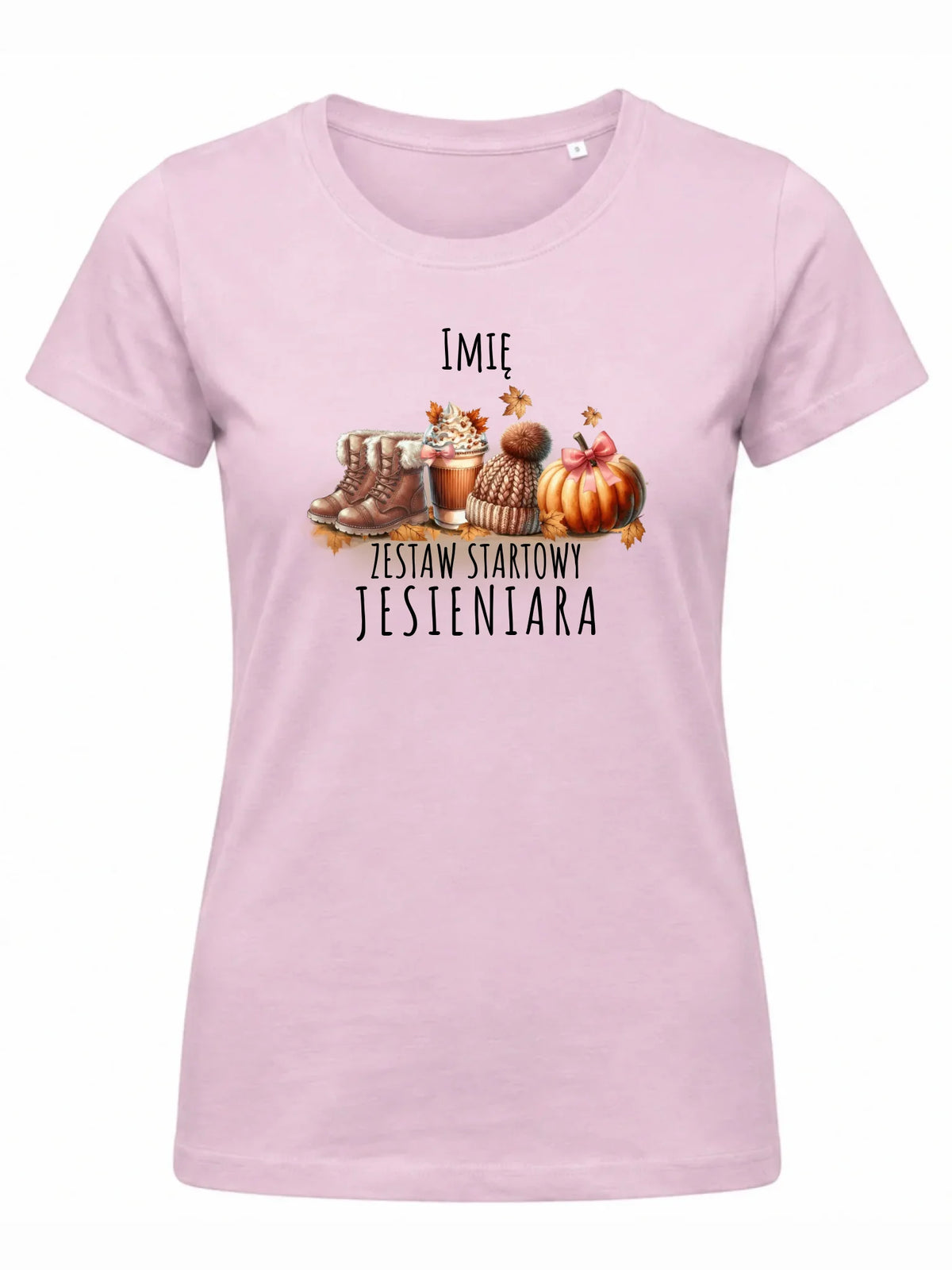 Koszulka damska jesieniara – Zestaw startowy - personalizowana JS05