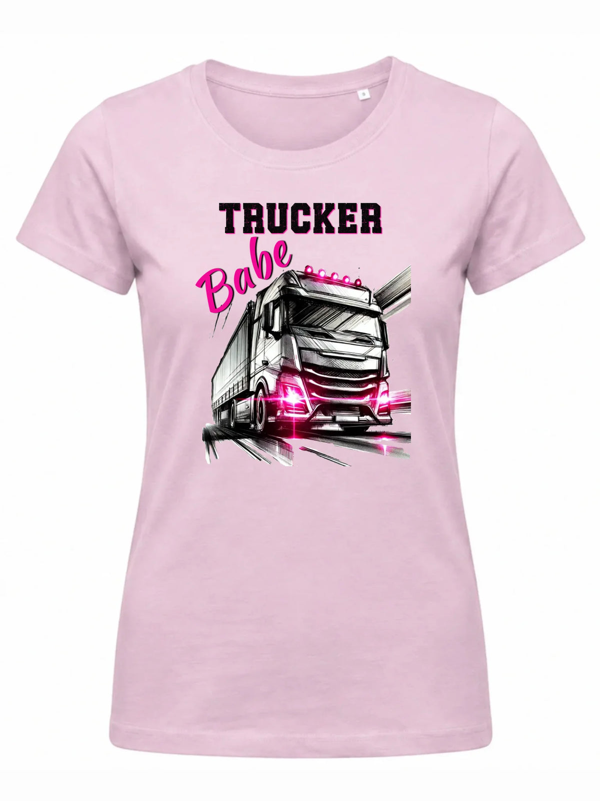 Koszulka damska - kierowca ciężarówki - Trucker Babe ZKT13