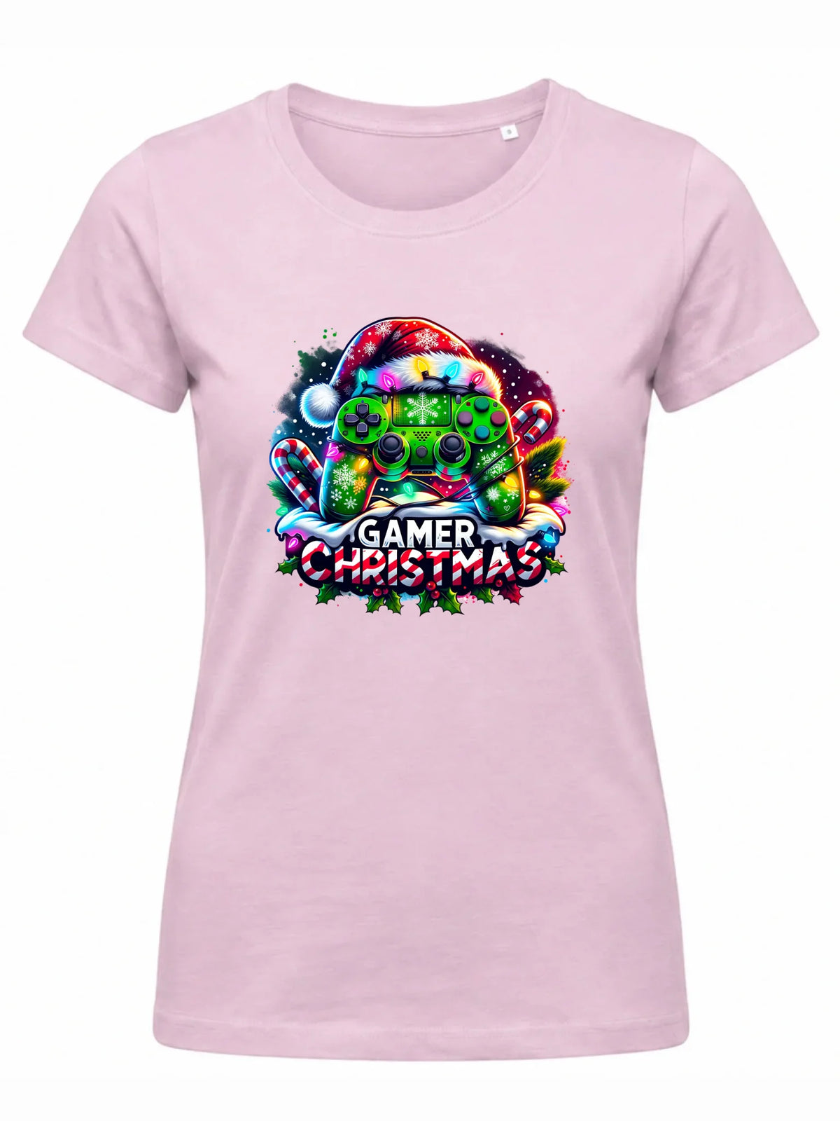 Koszulka damska świąteczna - prezent dla gracza - Christmas gamer BN22