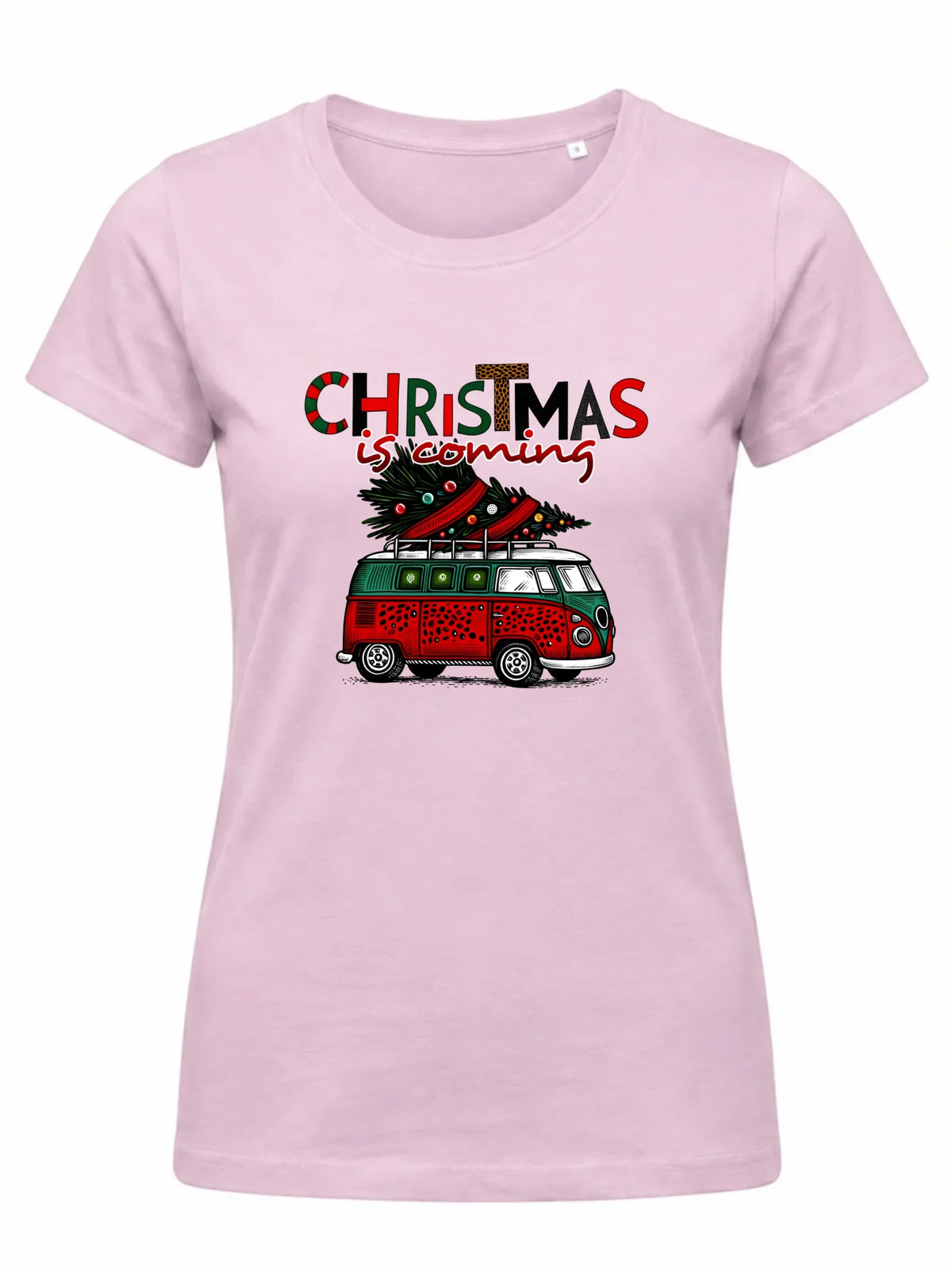 Koszulka damska świąteczna - Kamper Christmas is coming BN42