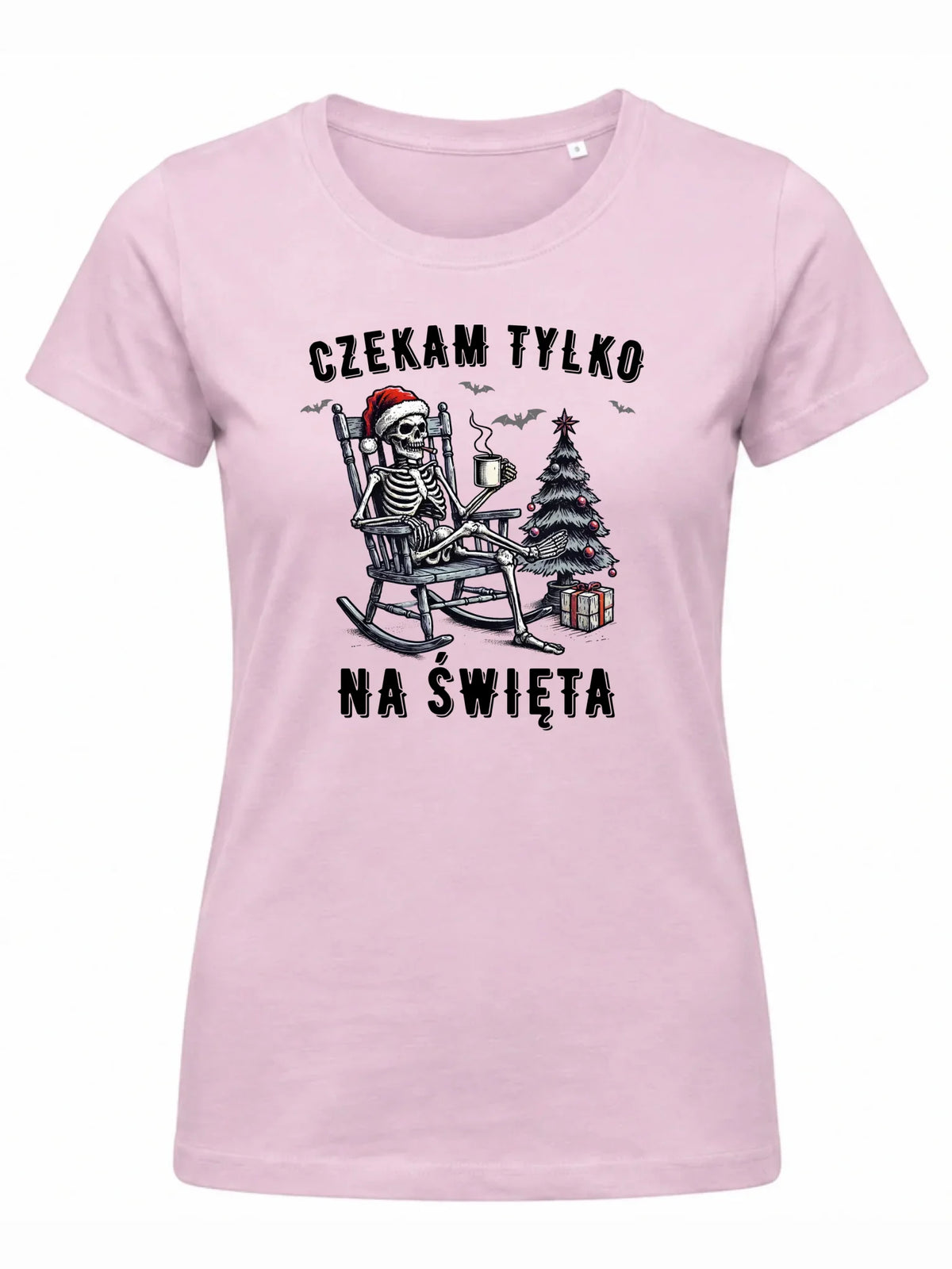Koszulka damska świąteczna - Czekam tylko na święta BN56