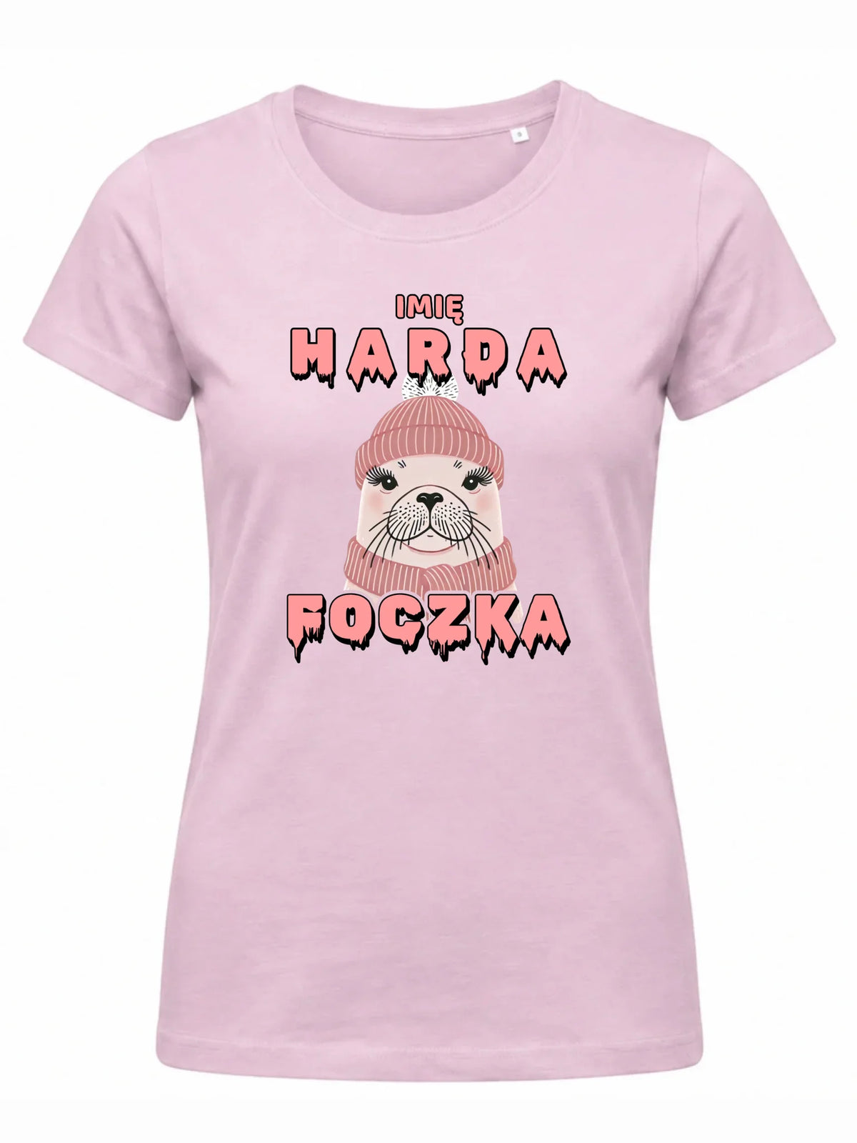 Koszulka damska - prezent dla morsa - Harda foczka - personalizowana HM05