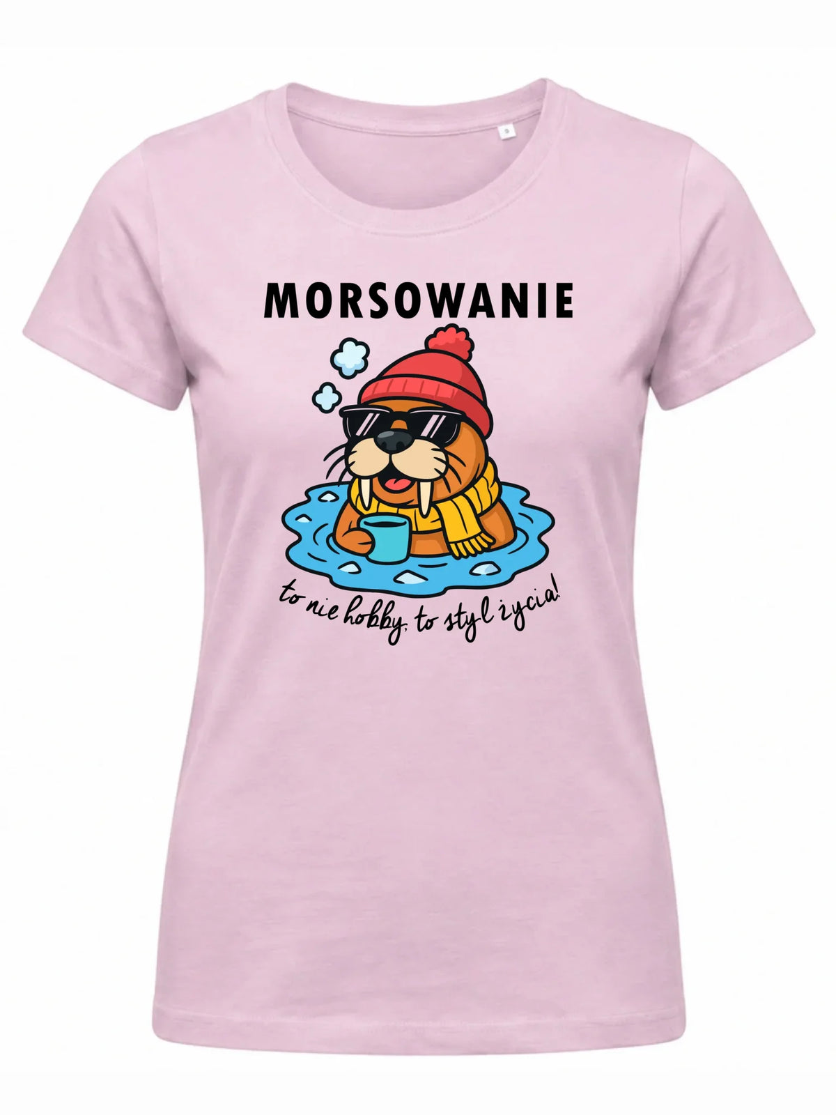 Koszulka damska - prezent dla morsa - Morsowanie to styl życia HM10