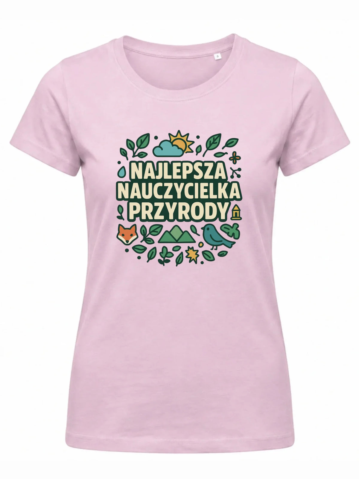 Koszulka damska dla nauczycielki - Najlepsza nauczycielka przyrody N64