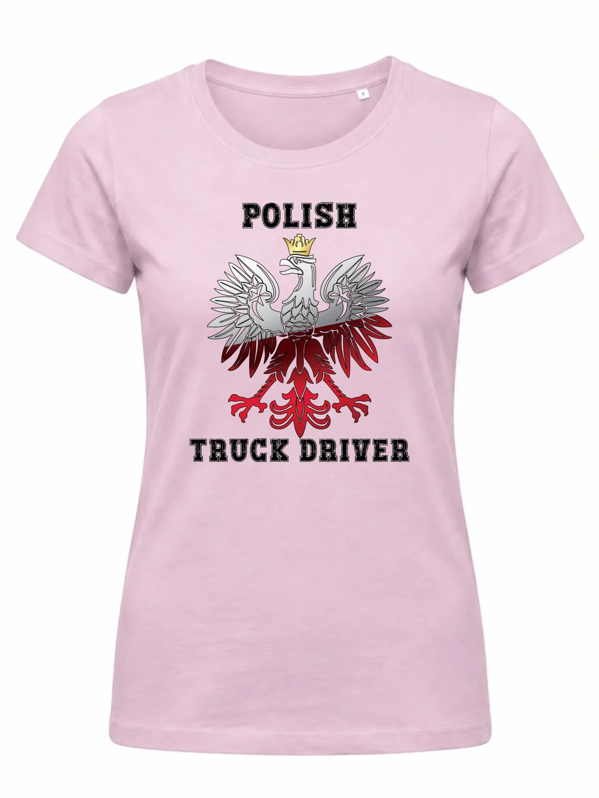 Koszulka damska dla kierowcy ciężarówki - Polish Truck Driver ZKT06