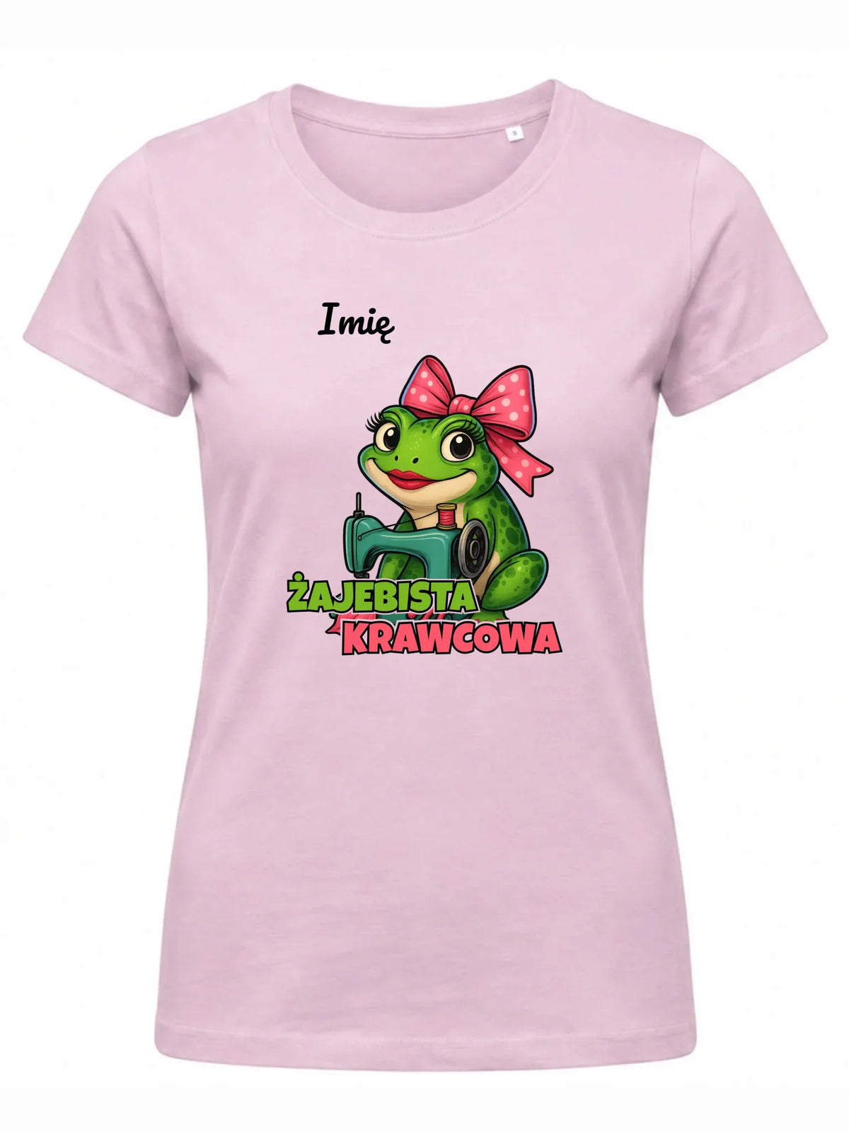Koszulka damska szyciowa dla krawcowej - Żajebista Krawcowa - personalizowana HS32