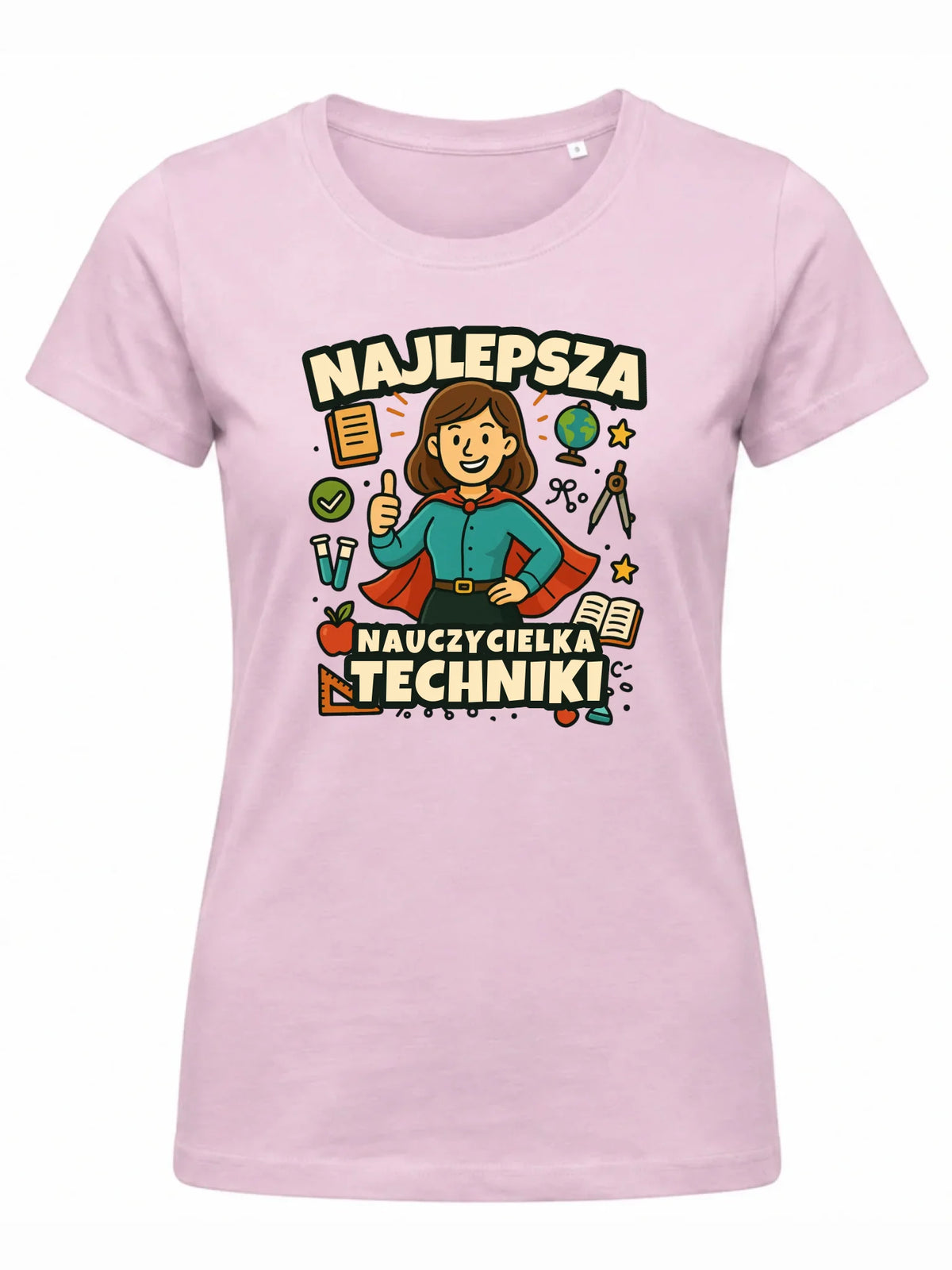 Koszulka damska dla nauczycielki - Najlepsza nauczycielka techniki N76