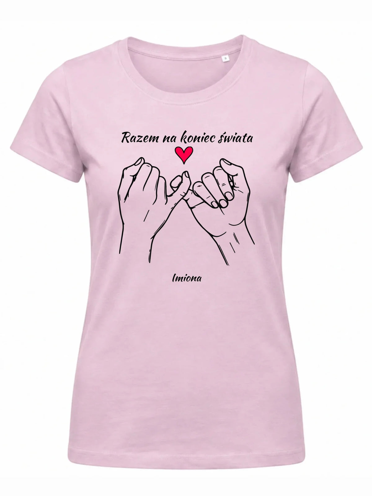 Koszulka damska - Razem na koniec świata - personalizowana W60