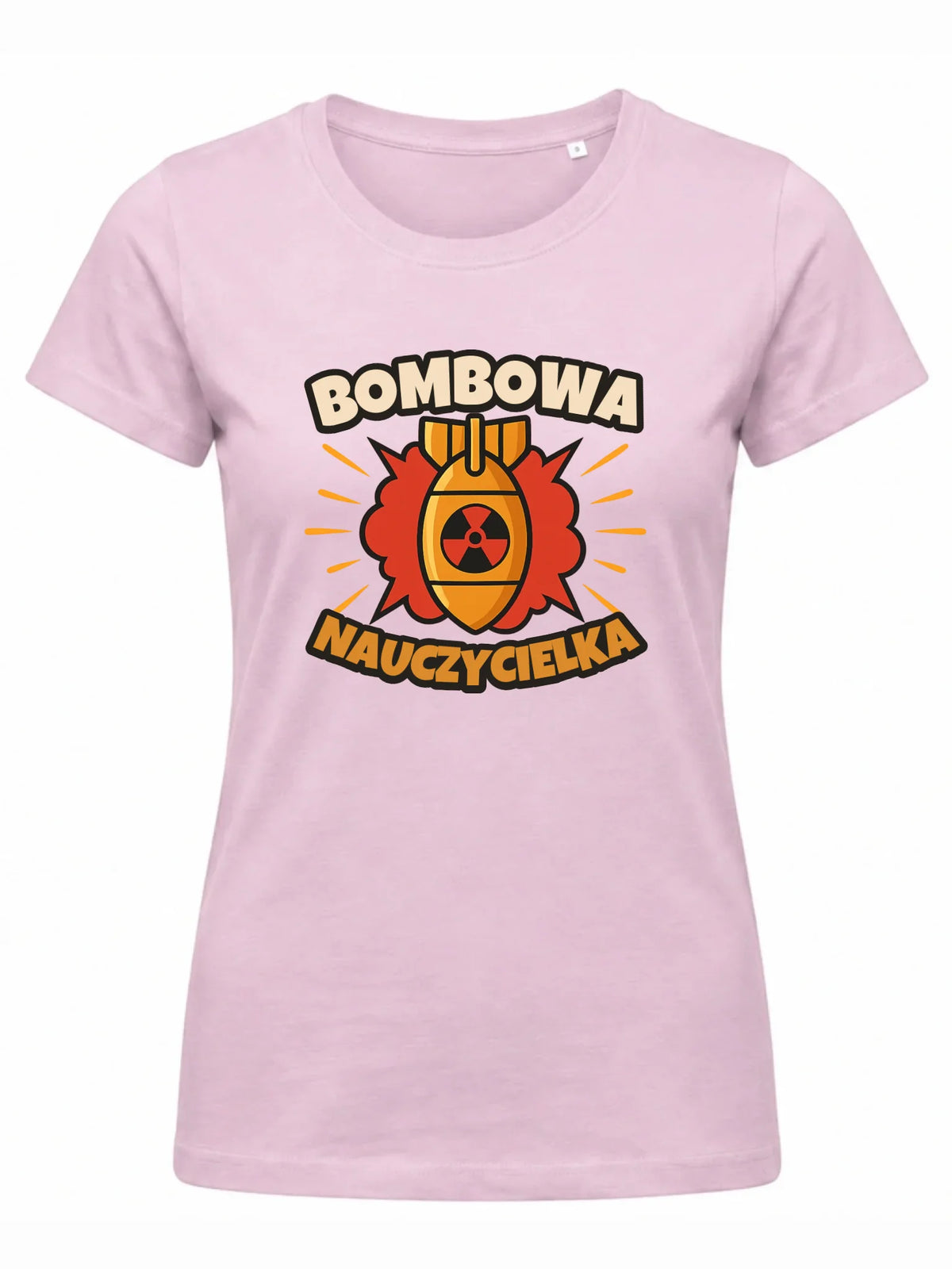 Koszulka damska dla nauczycielki - Bombowa Nauczycielka N34
