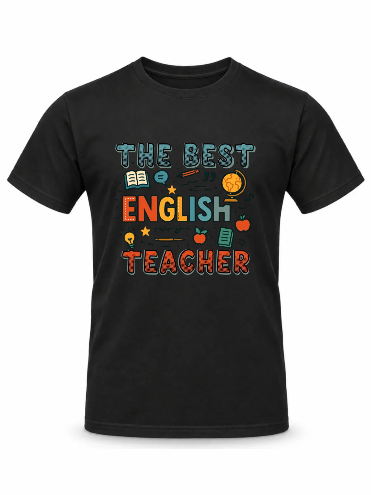 Koszulka męska dla nauczyciela angielskiego - The best english teacher N53