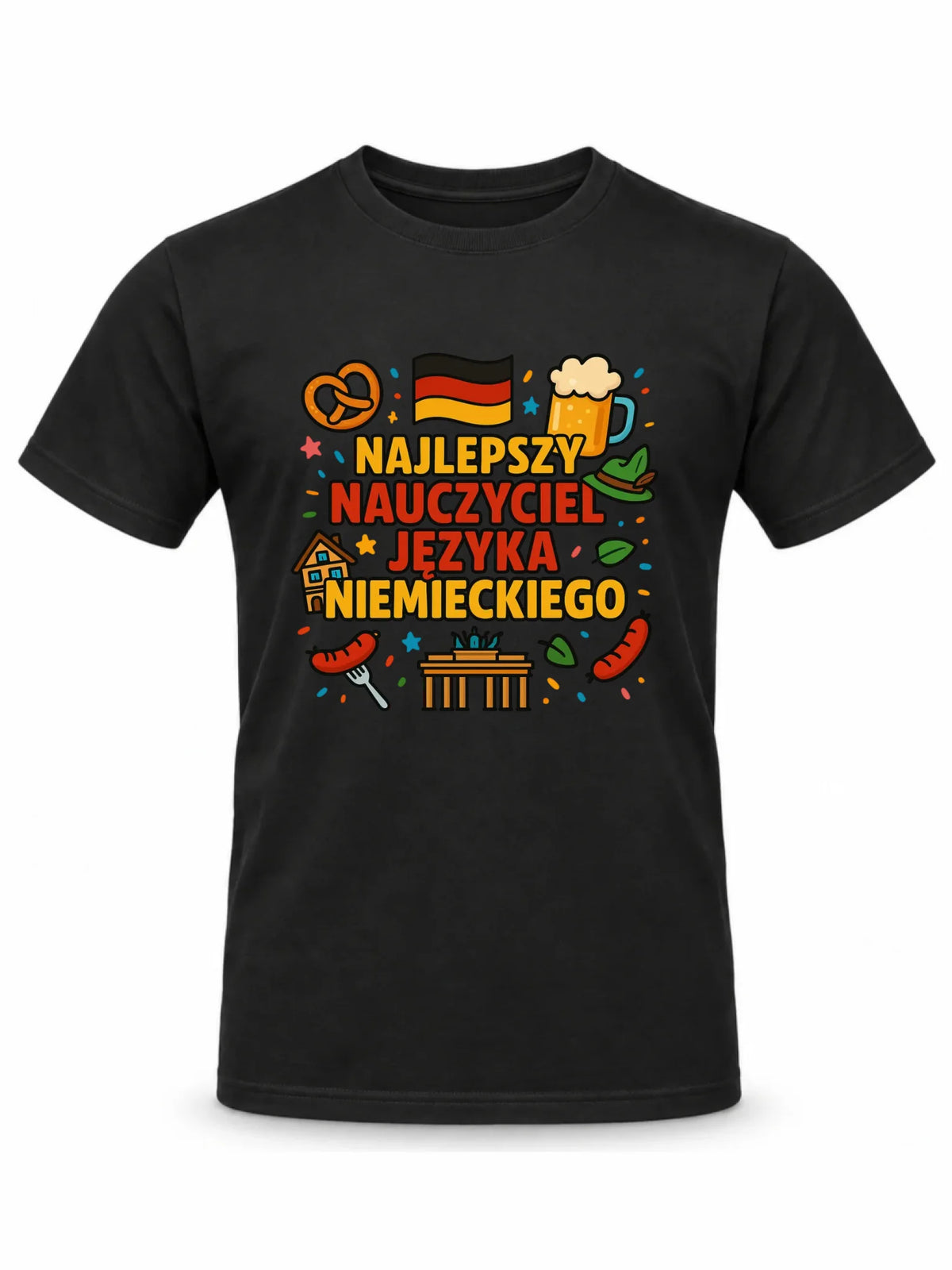 Koszulka męska dla nauczyciela - Najlepszy nauczyciel języka niemieckiego N54