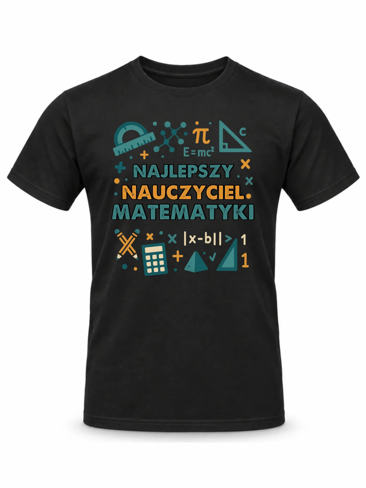 Koszulka męska dla nauczyciela - Najlepszy nauczyciel matematyki N74