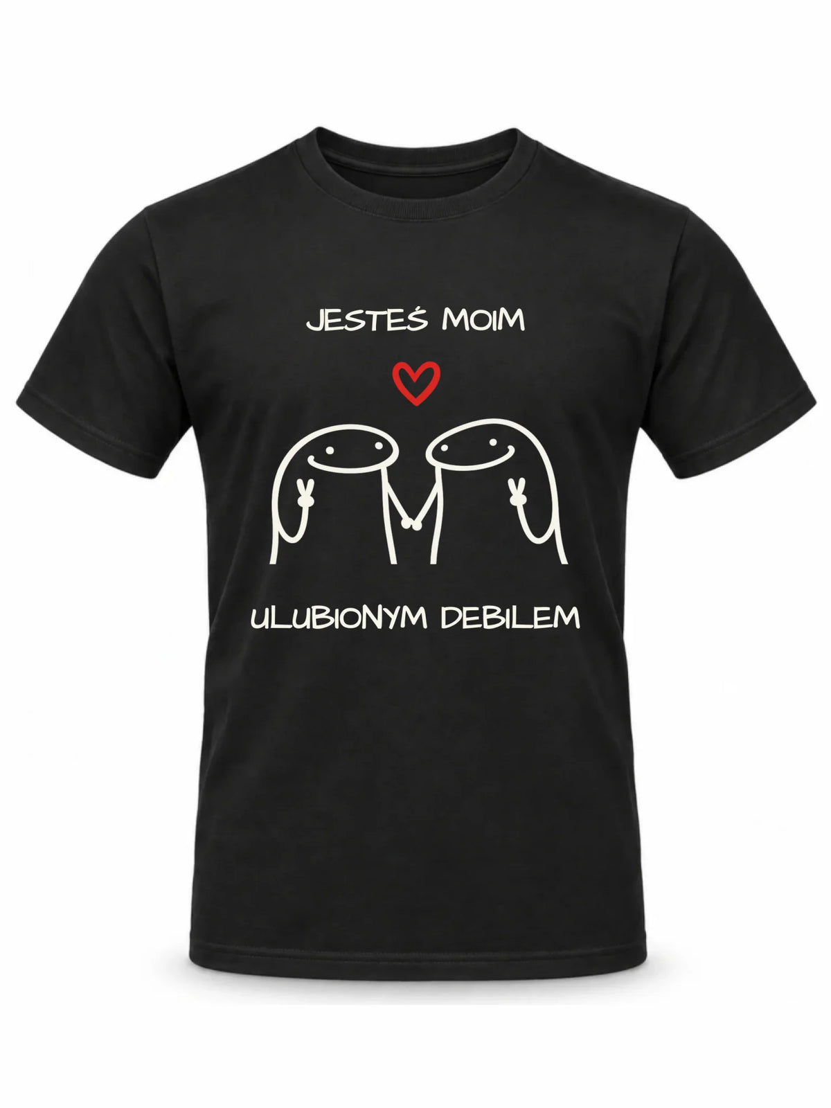 Koszulka męska - Jesteś moim ulubionym debilem W78