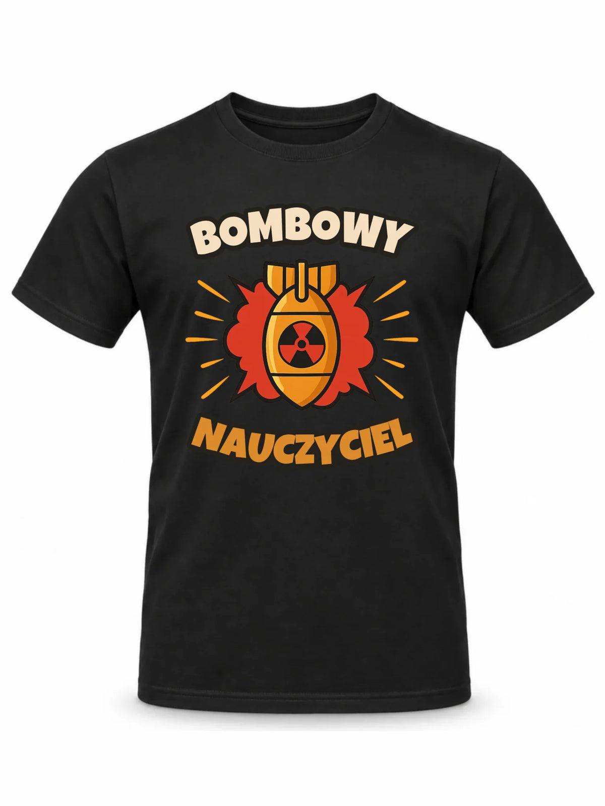 Koszulka męska dla nauczyciela - Bombowy Nauczyciel N36