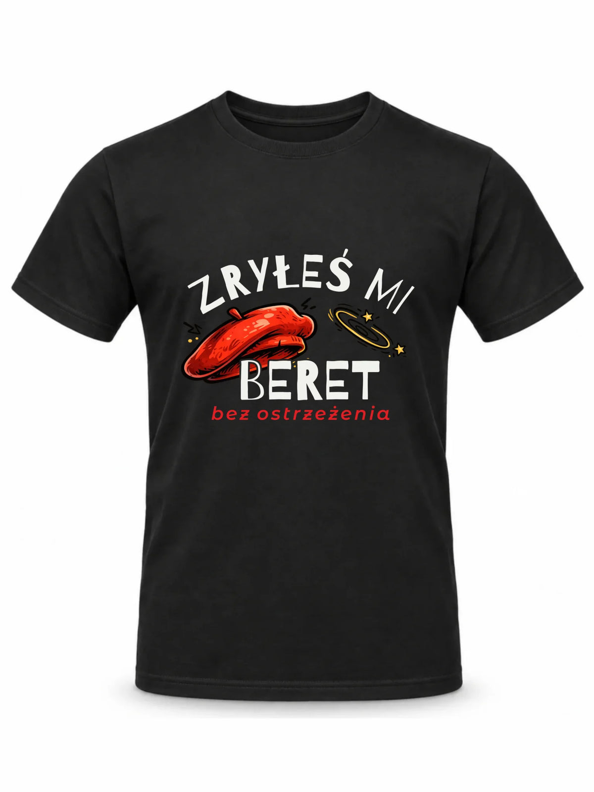 Koszulka męska dla faceta - Zryłeś mi beret DCH34