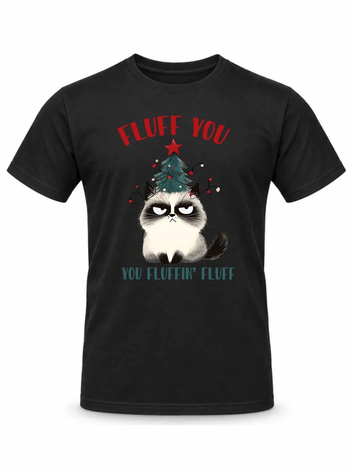 Koszulka męska świąteczna - Fluff You BN10