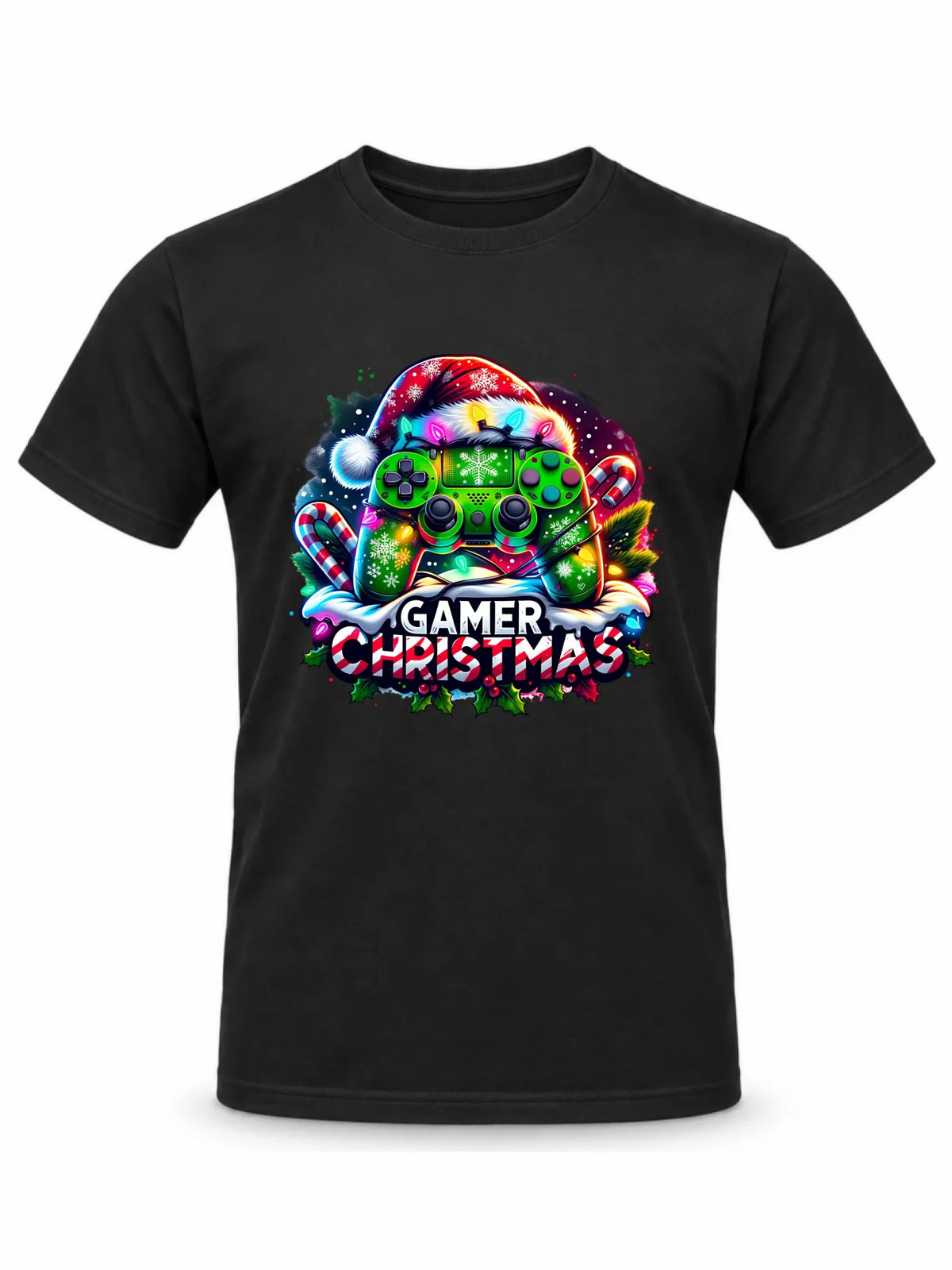 Koszulka męska świąteczna - prezent dla gracza - Christmas gamer BN22