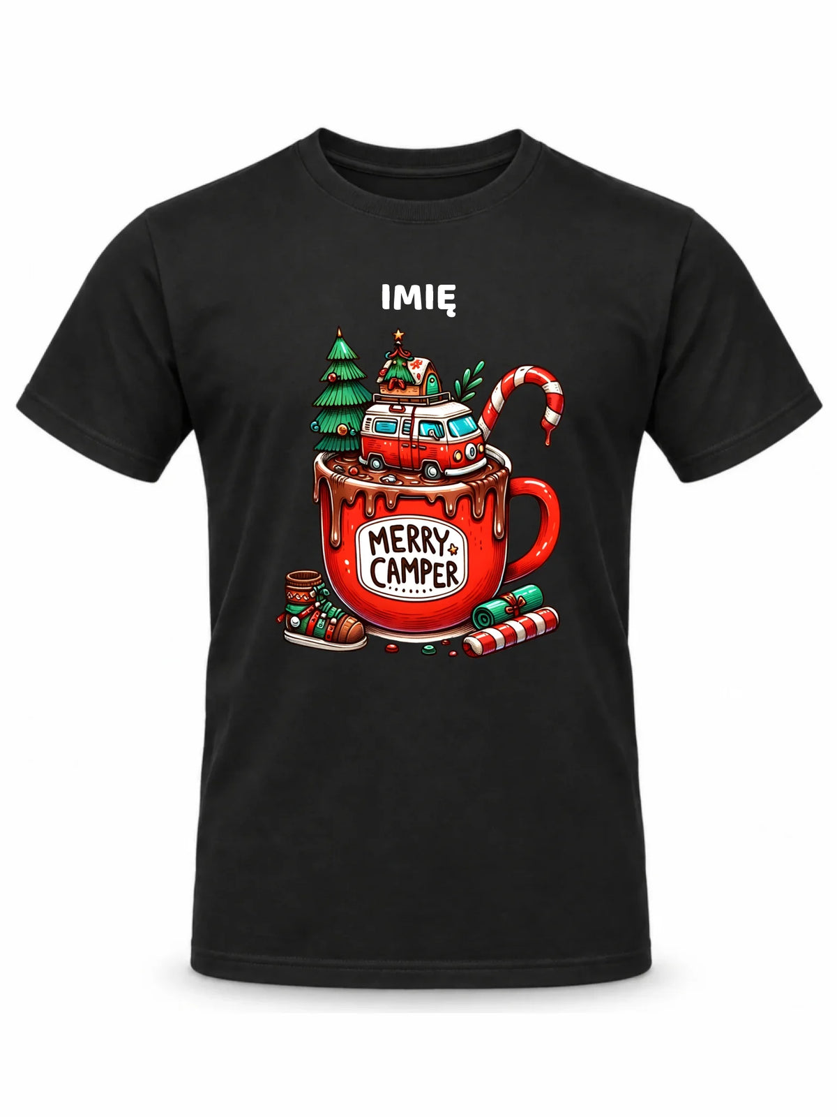 Koszulka męska świąteczna - Kamper Merry Camper - personalizowana BN43