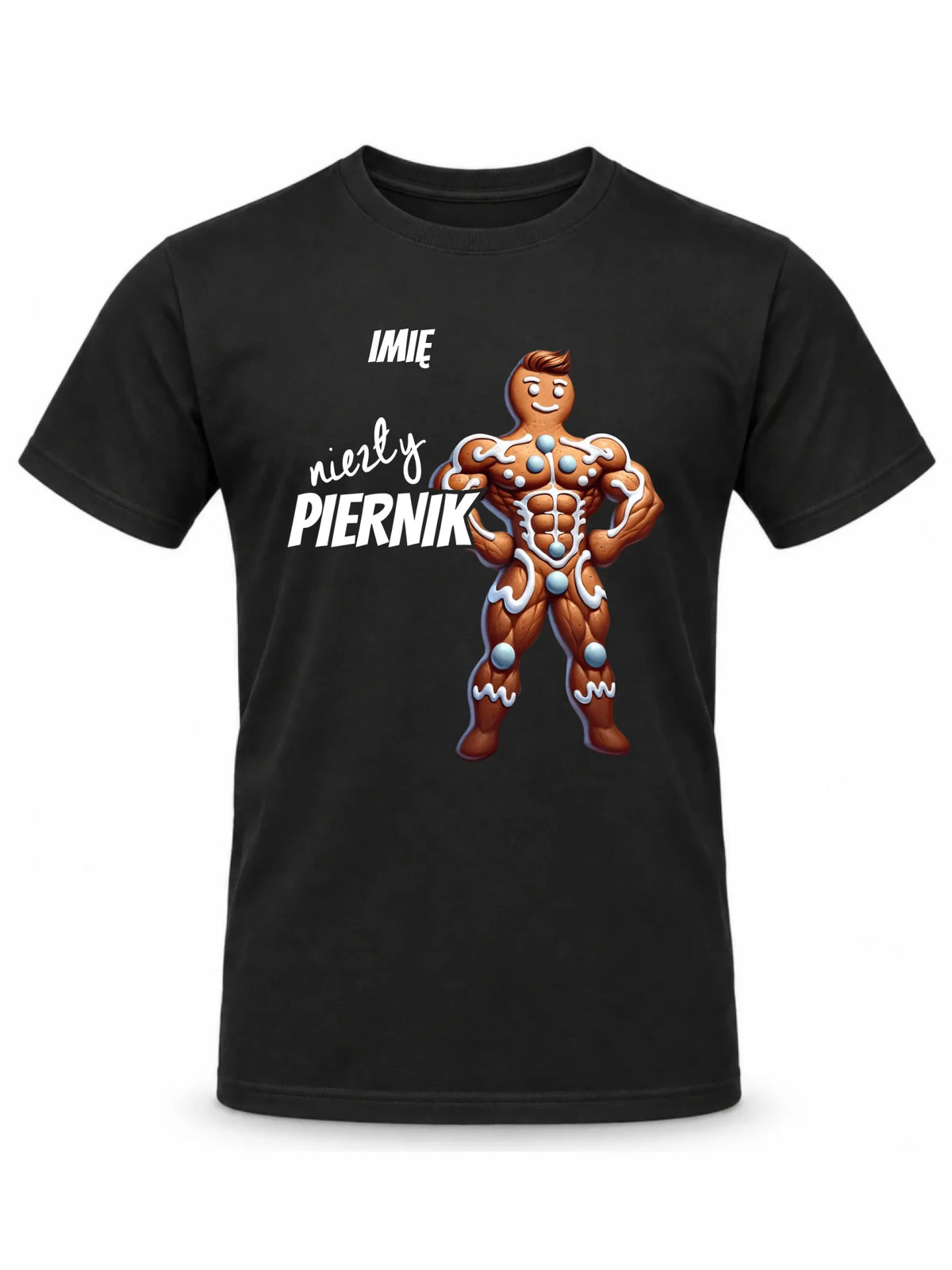 Koszulka męska świąteczna - Niezły piernik - personalizowana BN24
