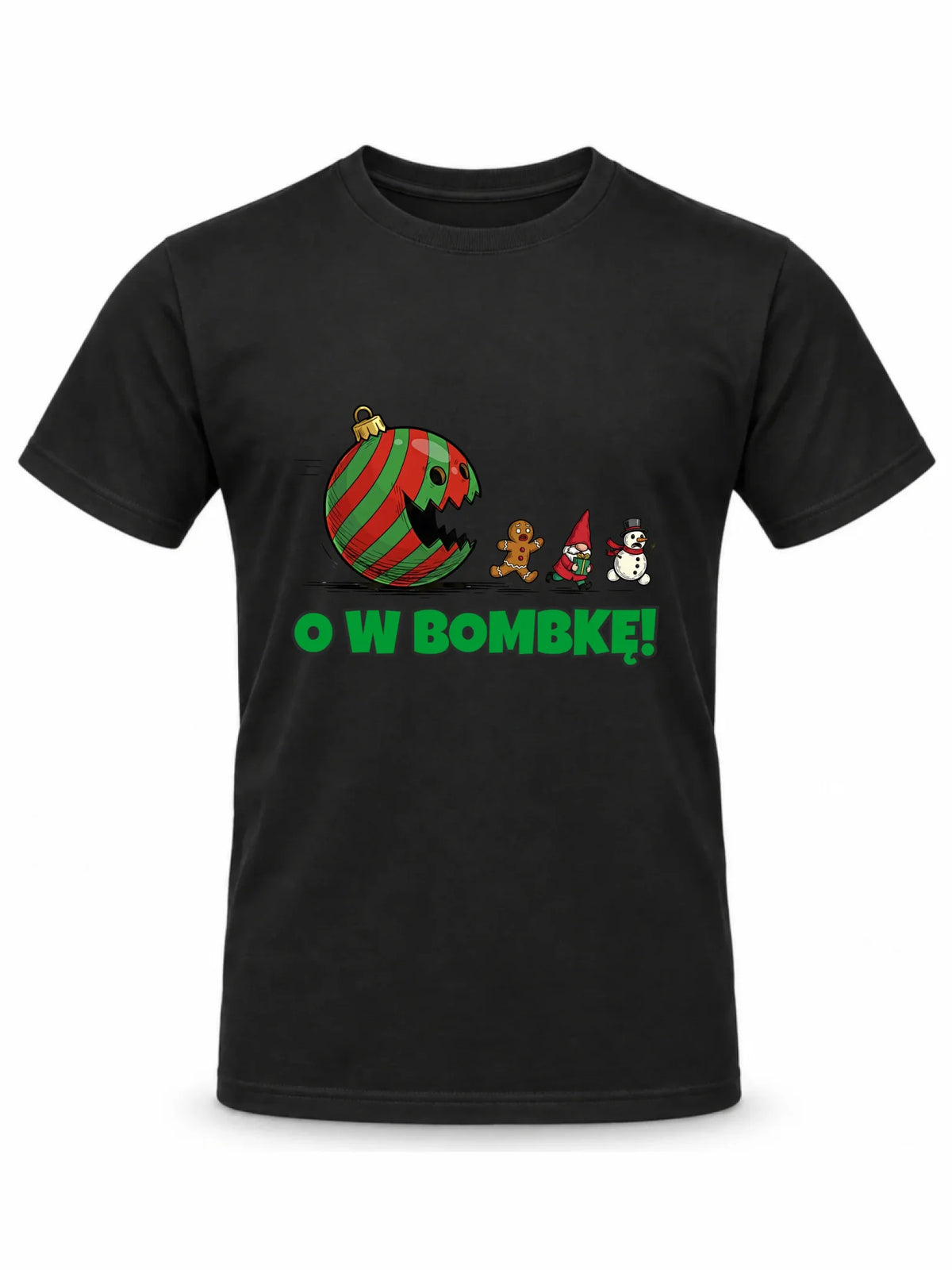 Koszulka męska świąteczna - O w bombkę BN142