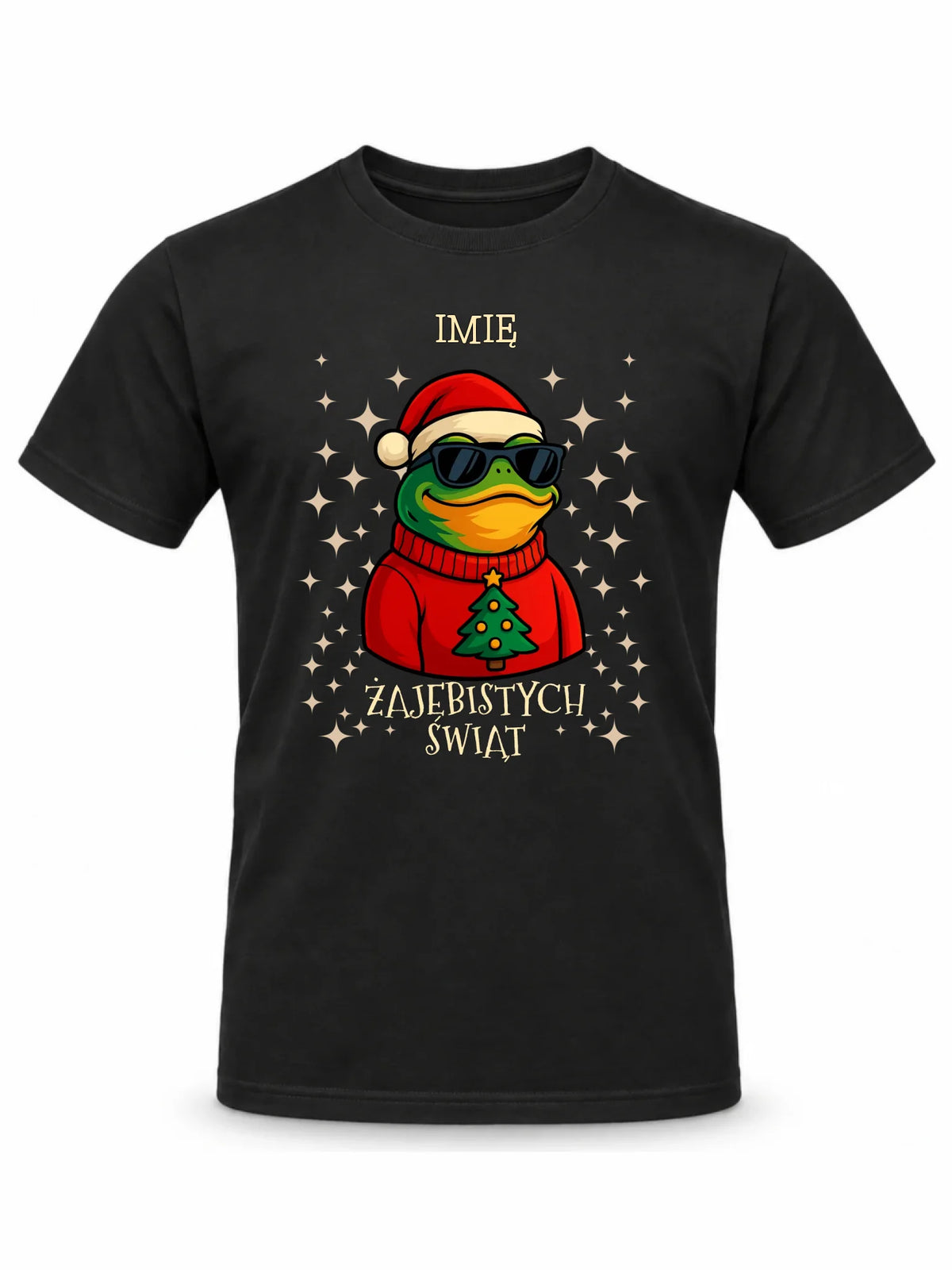 Koszulka męska świąteczna - Żajebistych Świąt - personalizowana BN144