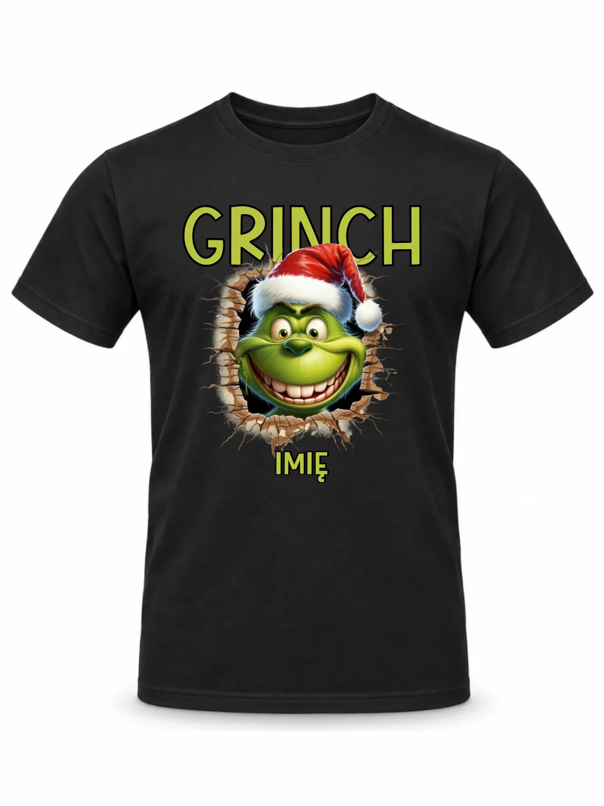 Koszulka męska świąteczna - Grinch - personalizowana BN112
