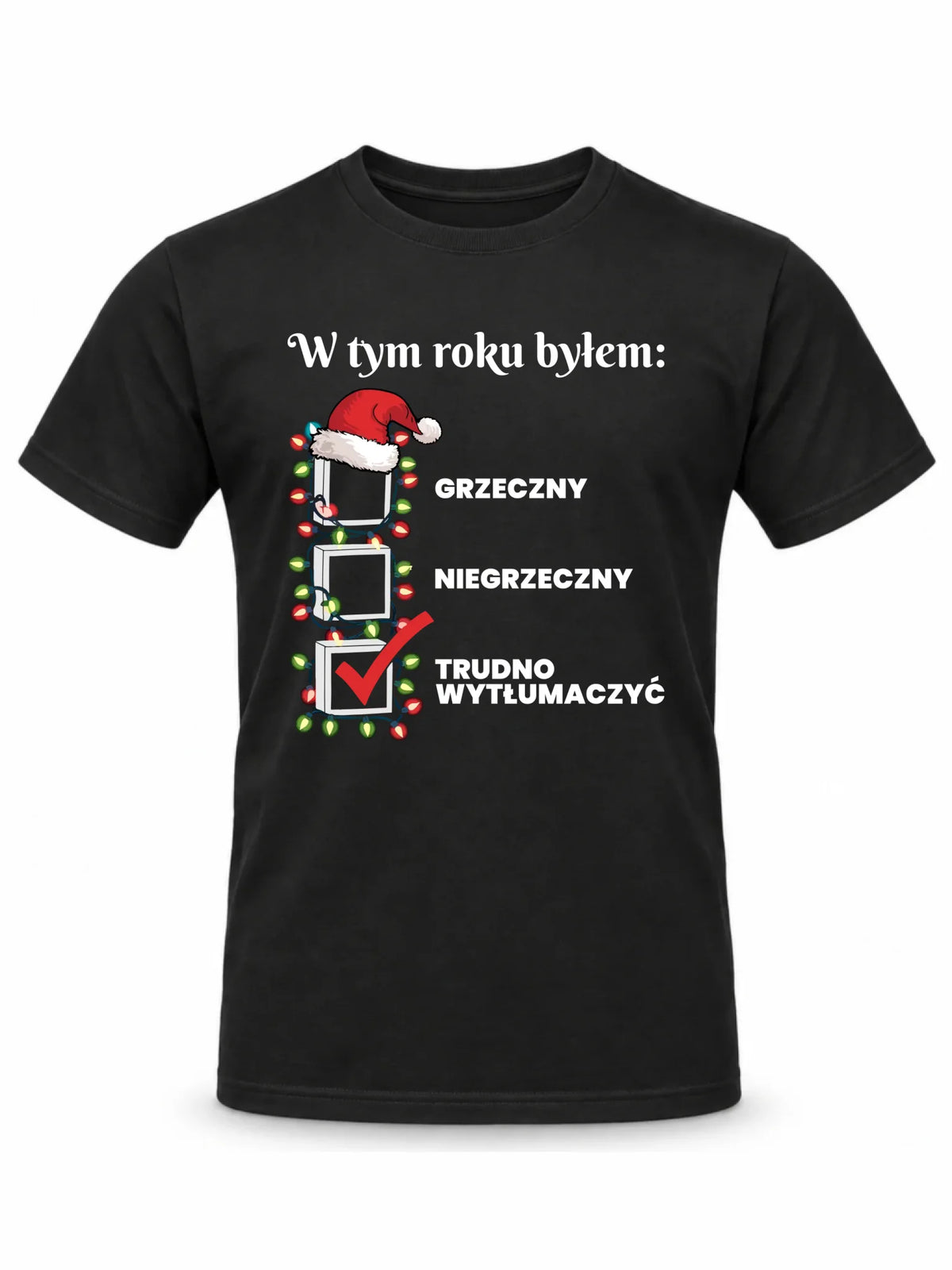 Koszulka męska świąteczna - Trudno wytłumaczyć BN134