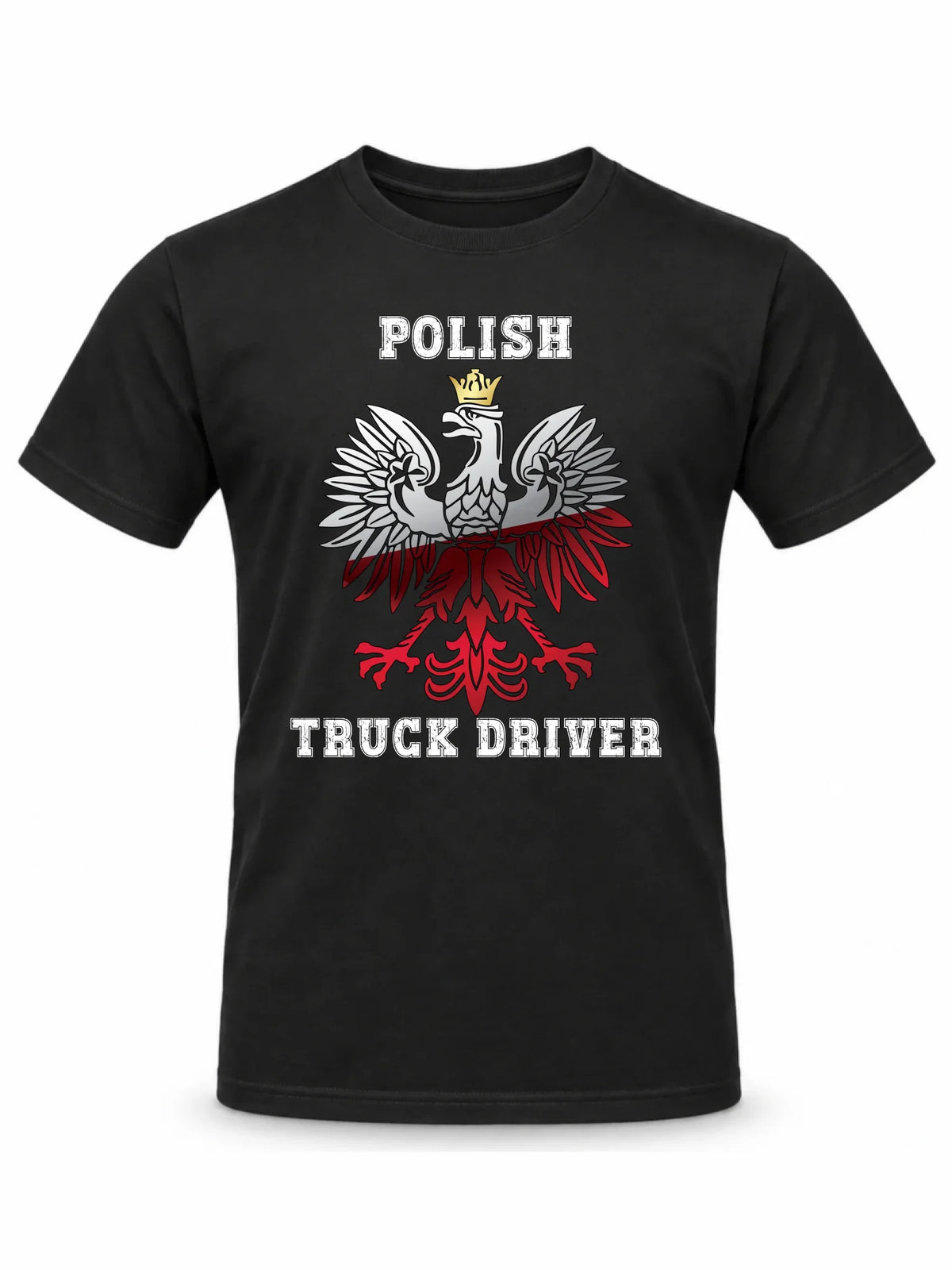 Koszulka męska dla kierowcy ciężarówki - Polish Truck Driver ZKT06