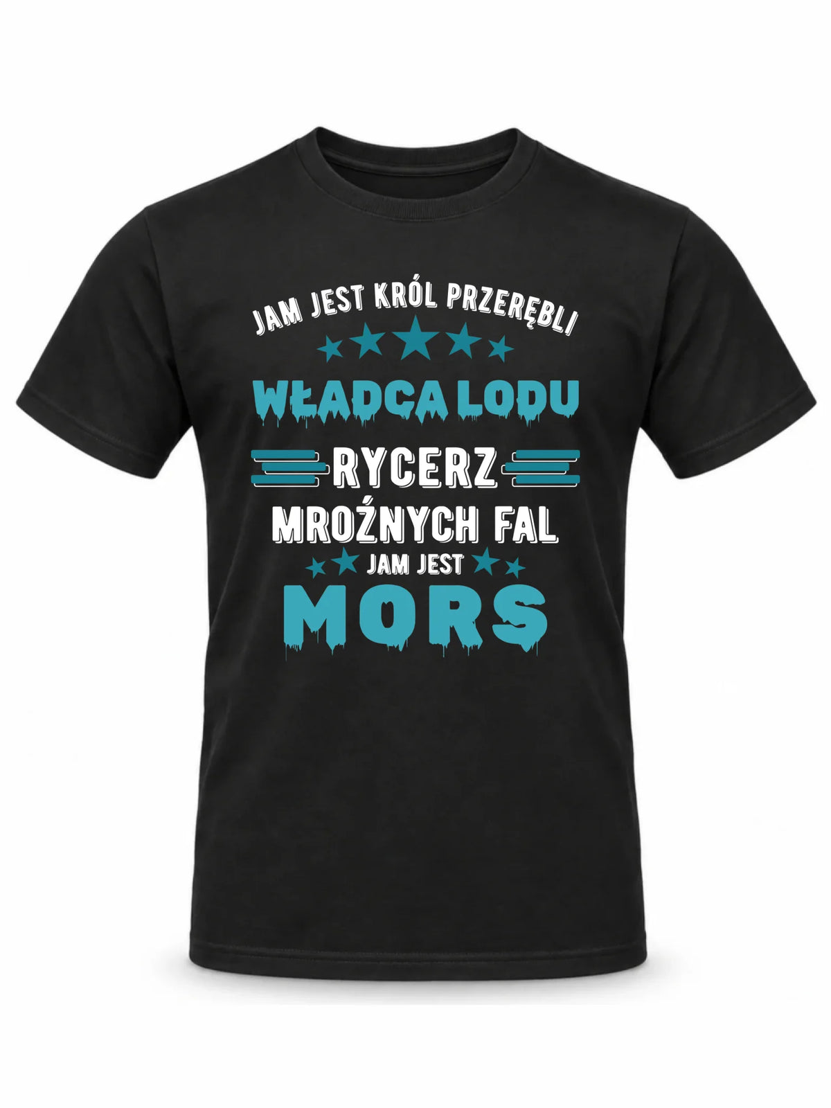 Koszulka męska - prezent dla morsa - Jam jest Król przerębli Jam jest mors HM13