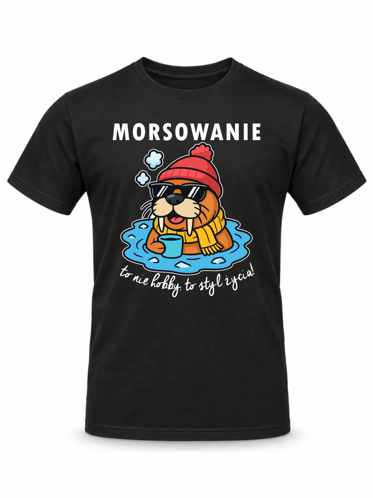 Koszulka męska - prezent dla morsa - Morsowanie to styl życia HM10