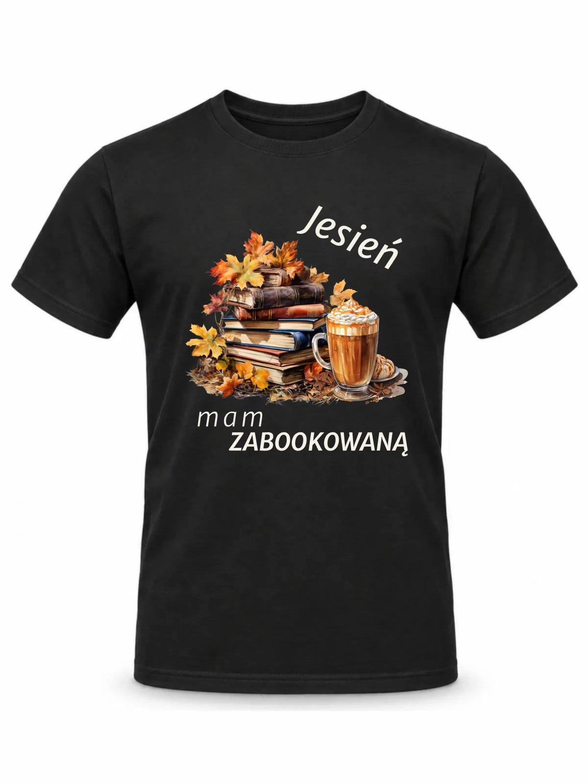 Koszulka męska jesienna - Jesień mam zabookowaną JS28