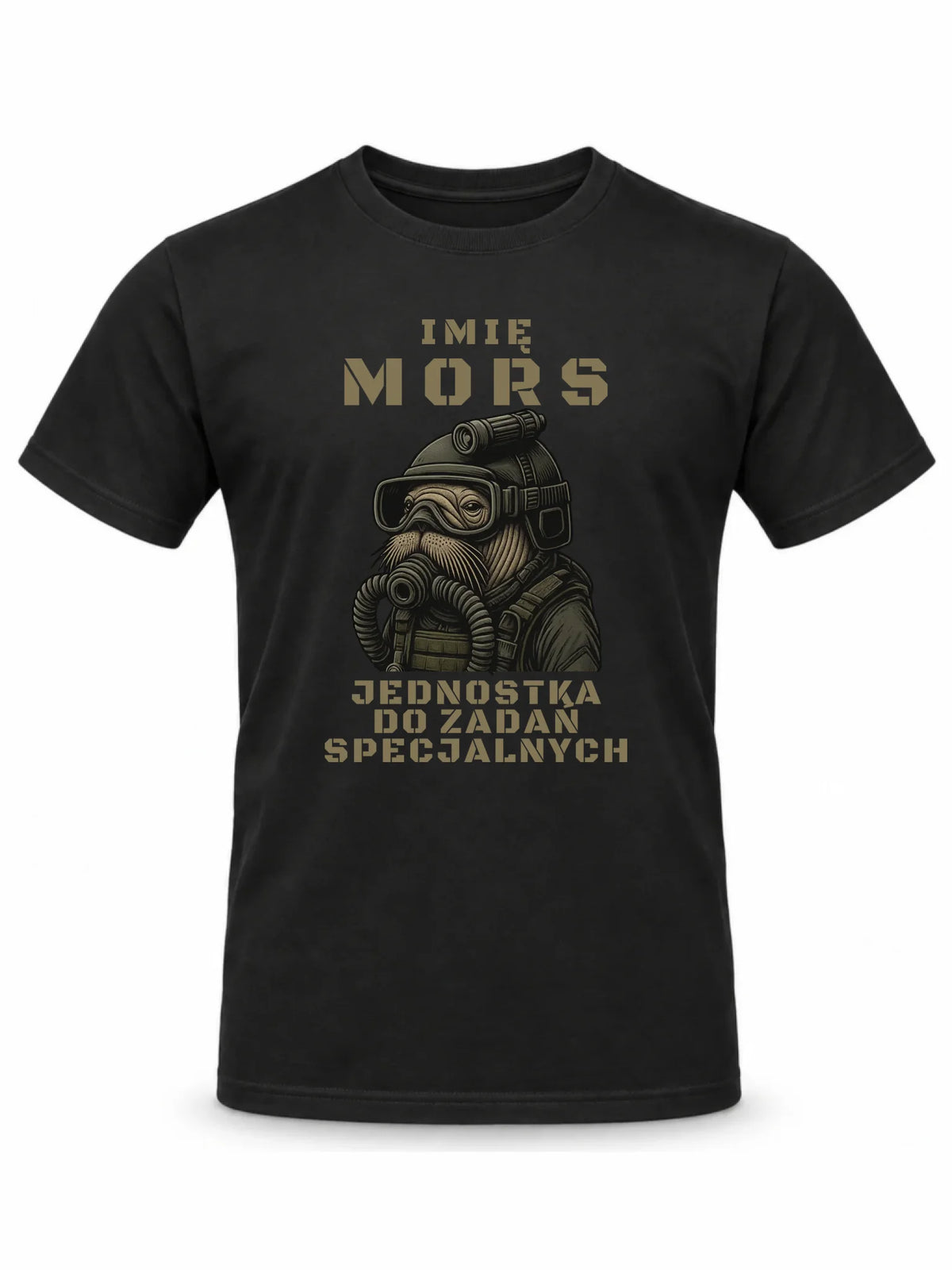 Koszulka męska - prezent dla morsa - Mors do zadań specjalnych - personalizowana HM07