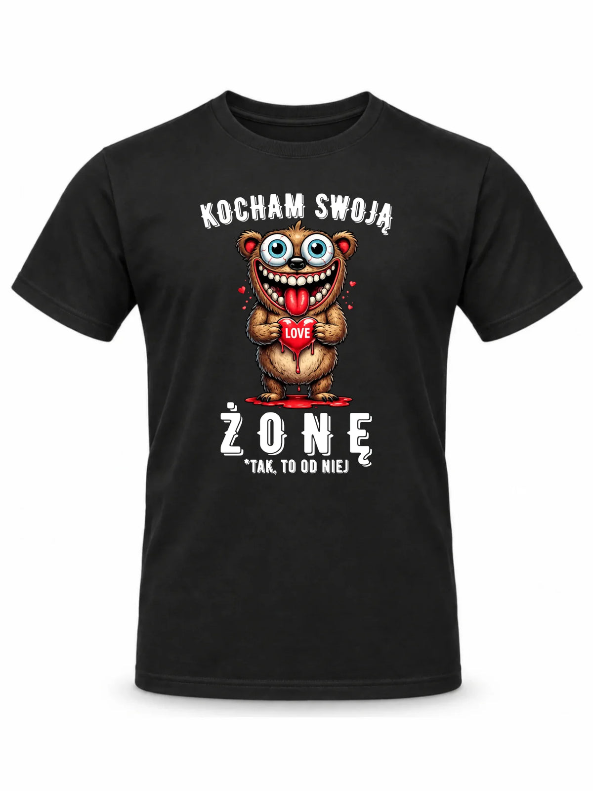 Koszulka męska dla męża - Kocham swoją żonę W23
