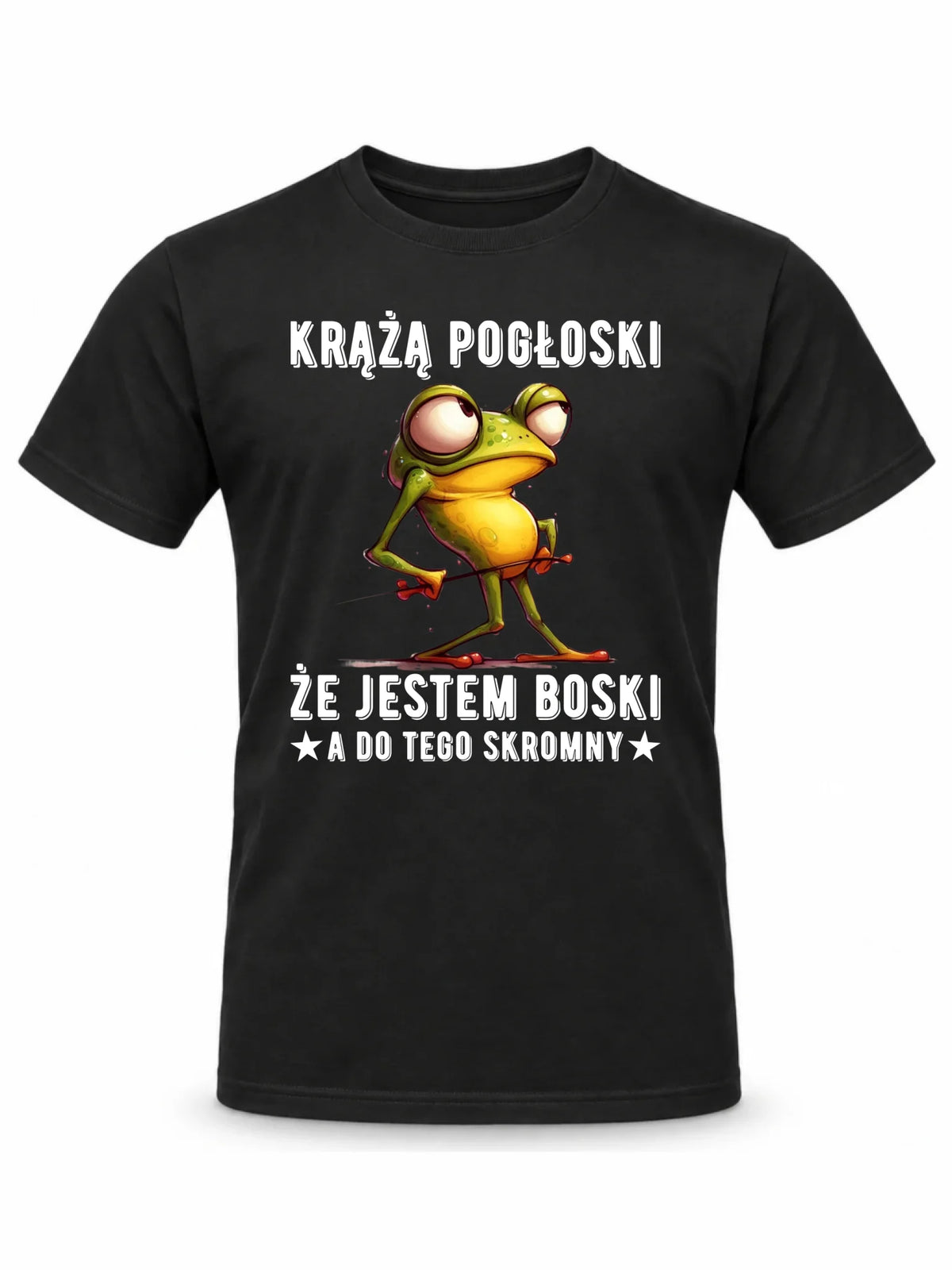 Koszulka męska - prezent dla chłopaka - Jestem boski DCH15