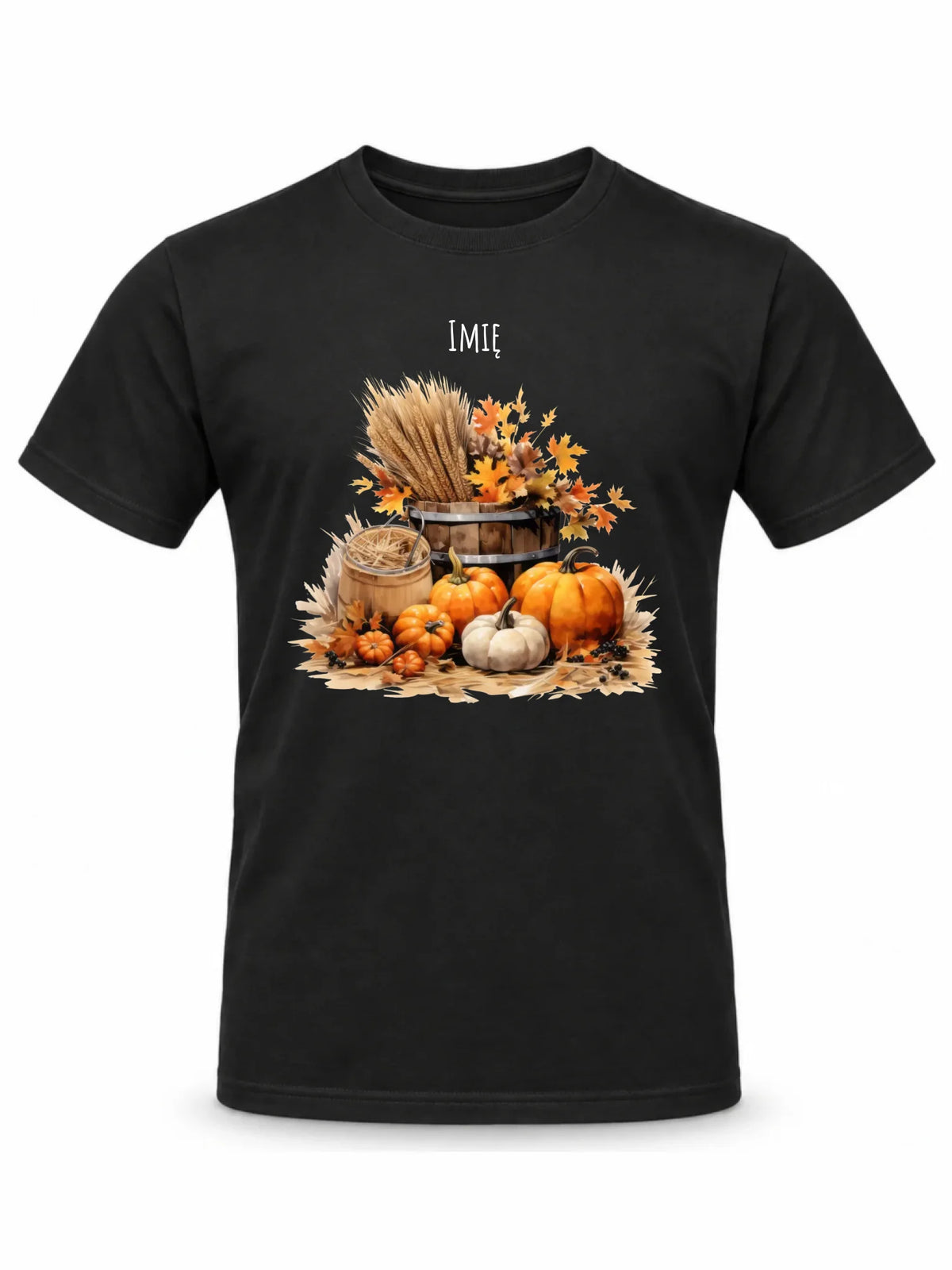 Koszulka męska na jesień - Harvest vibes - personalizowana JS09