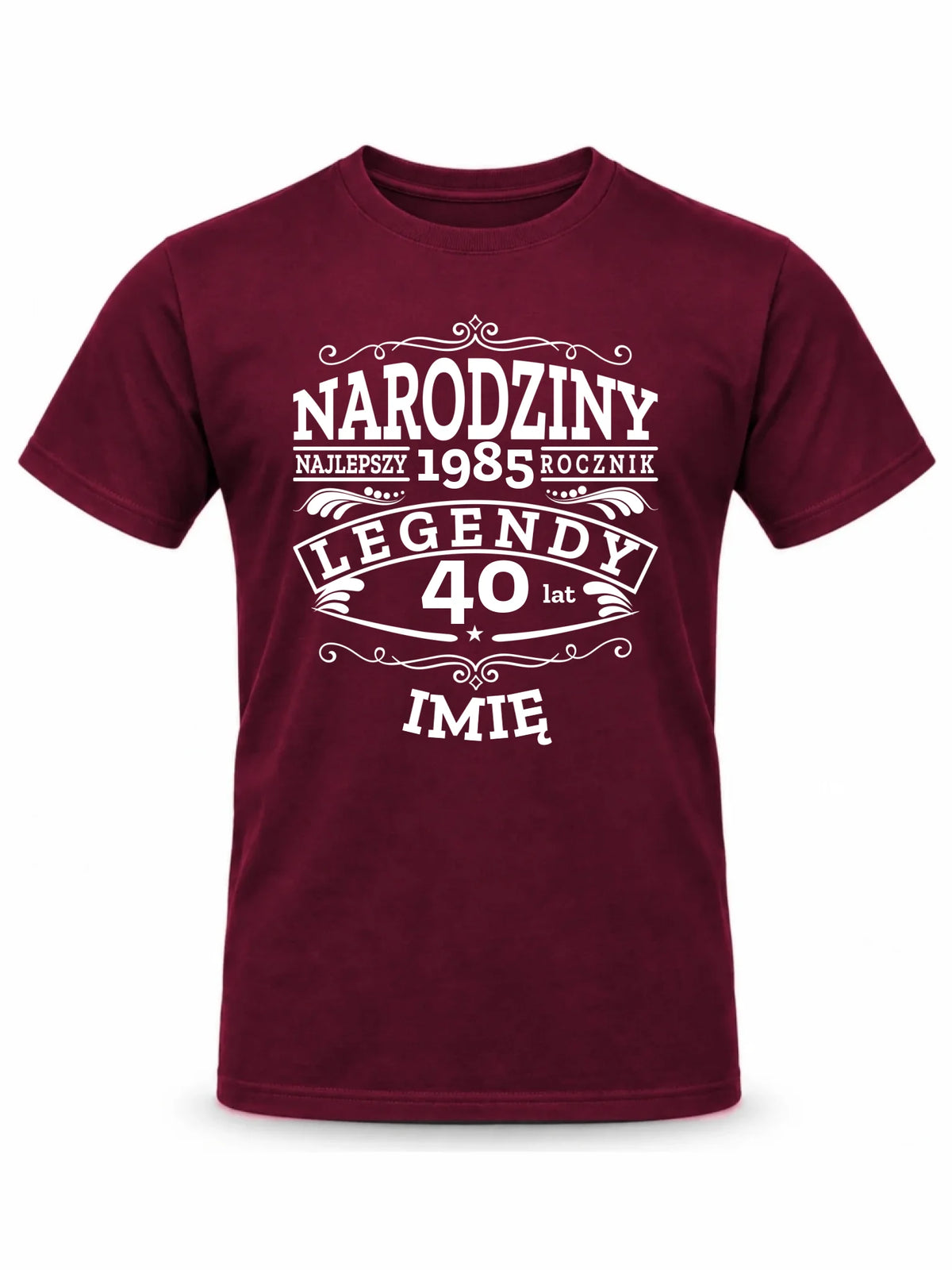 Koszulka męska na urodziny - Narodziny Legendy - personalizowana