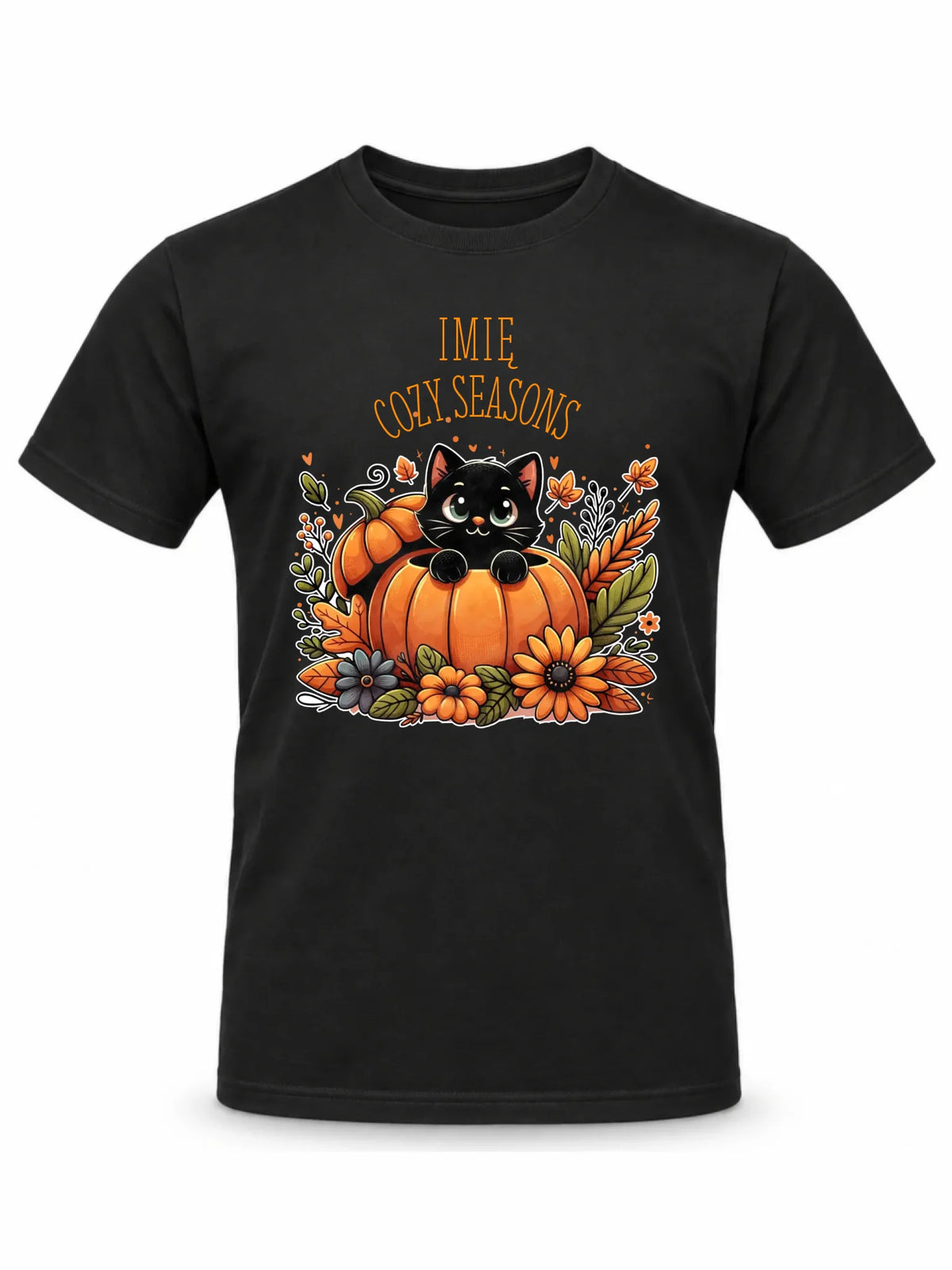 Koszulka męska jesienna - Cozy Seasons - personalizowana JS01