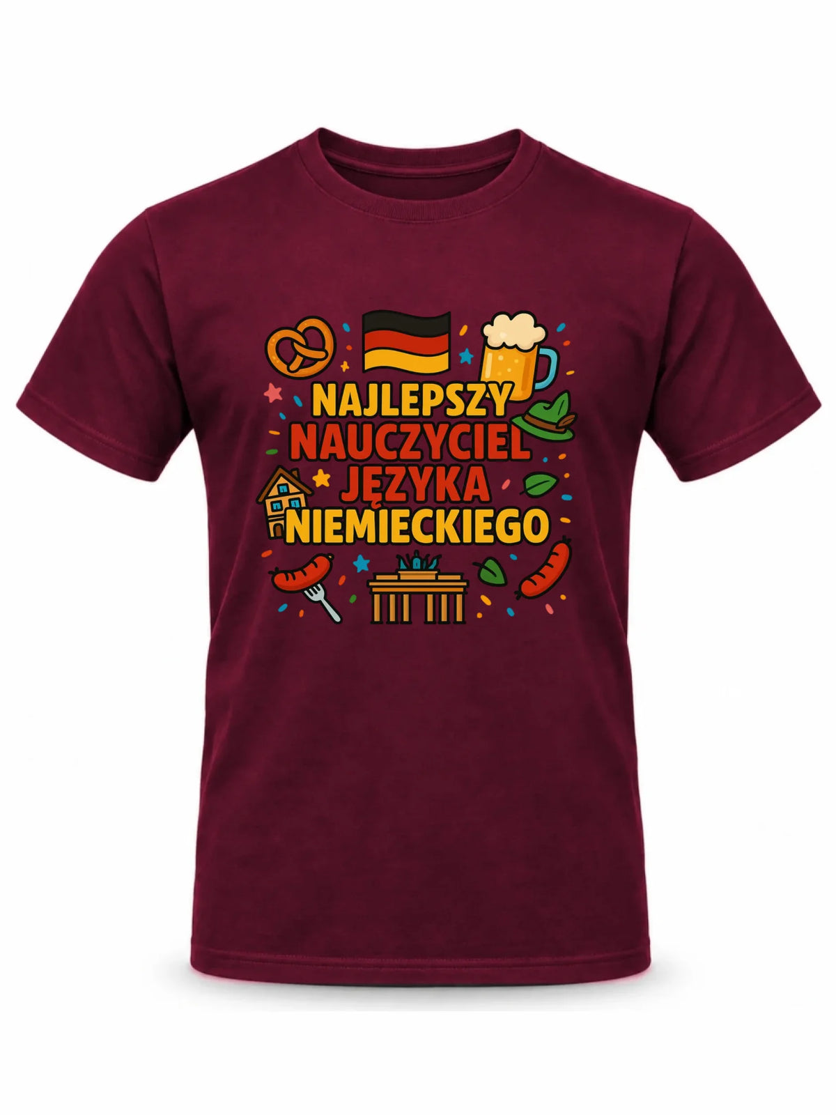 Koszulka męska dla nauczyciela - Najlepszy nauczyciel języka niemieckiego N54