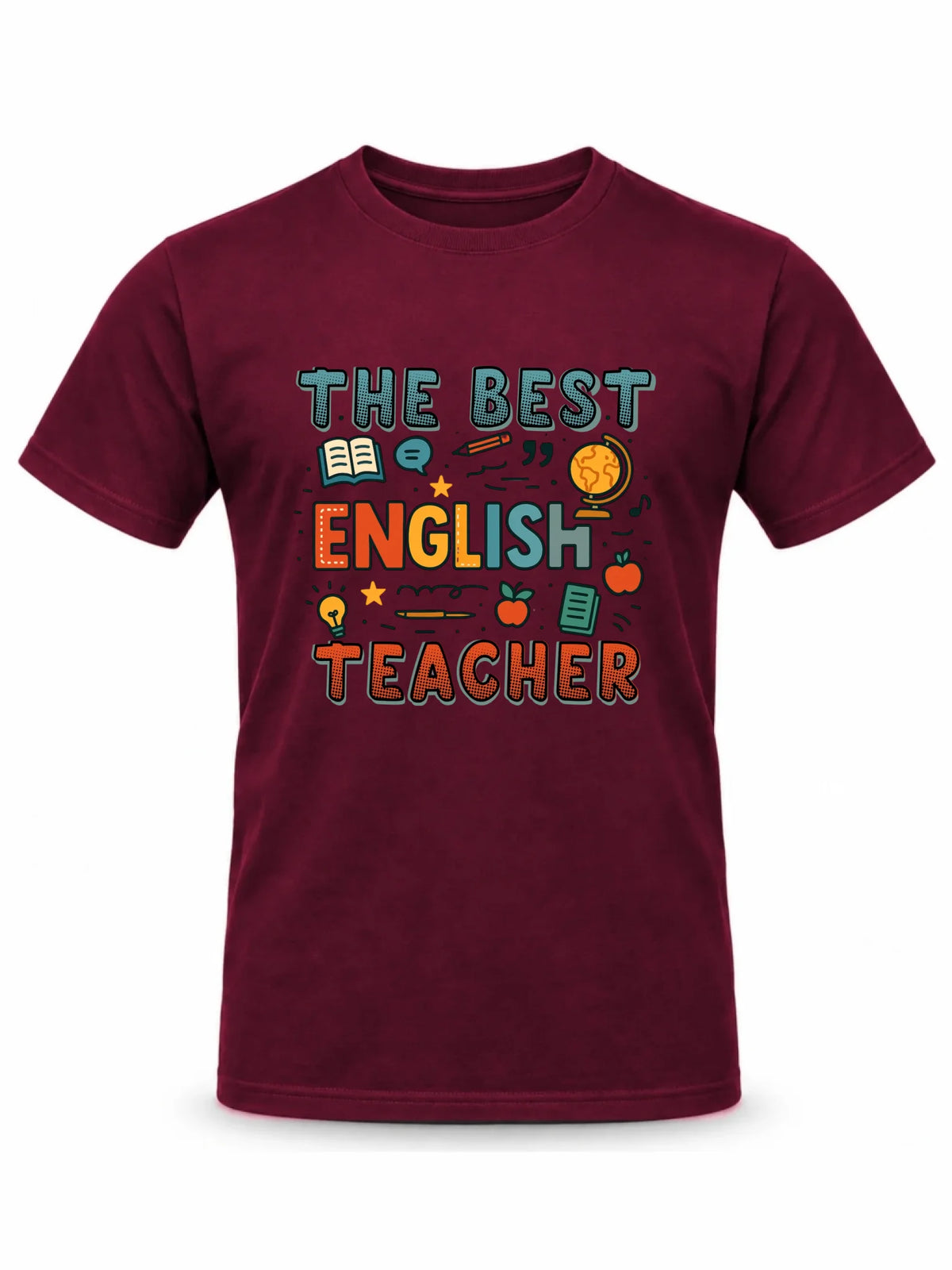 Koszulka męska dla nauczyciela angielskiego - The best english teacher N53