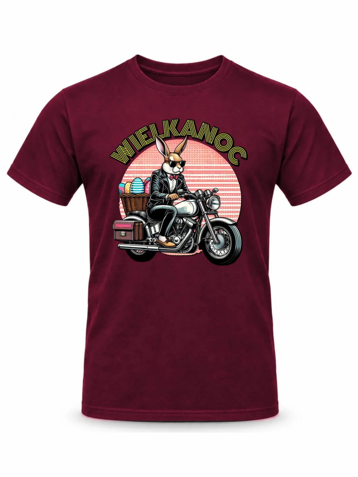 Zając na motorze | Koszulka męska na Wielkanoc WN29