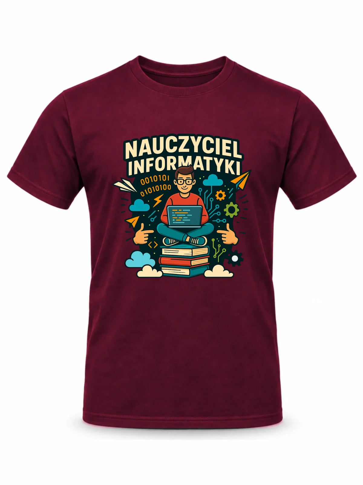 Koszulka męska dla nauczyciela - Nauczyciel informatyki N33