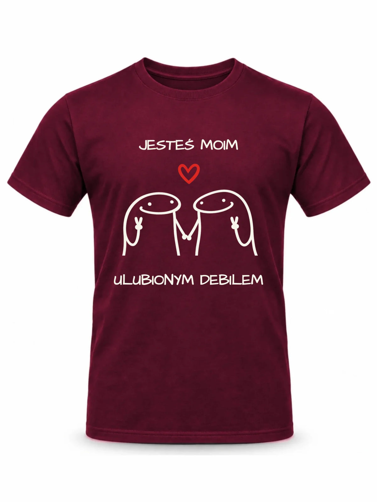Koszulka męska - Jesteś moim ulubionym debilem W78