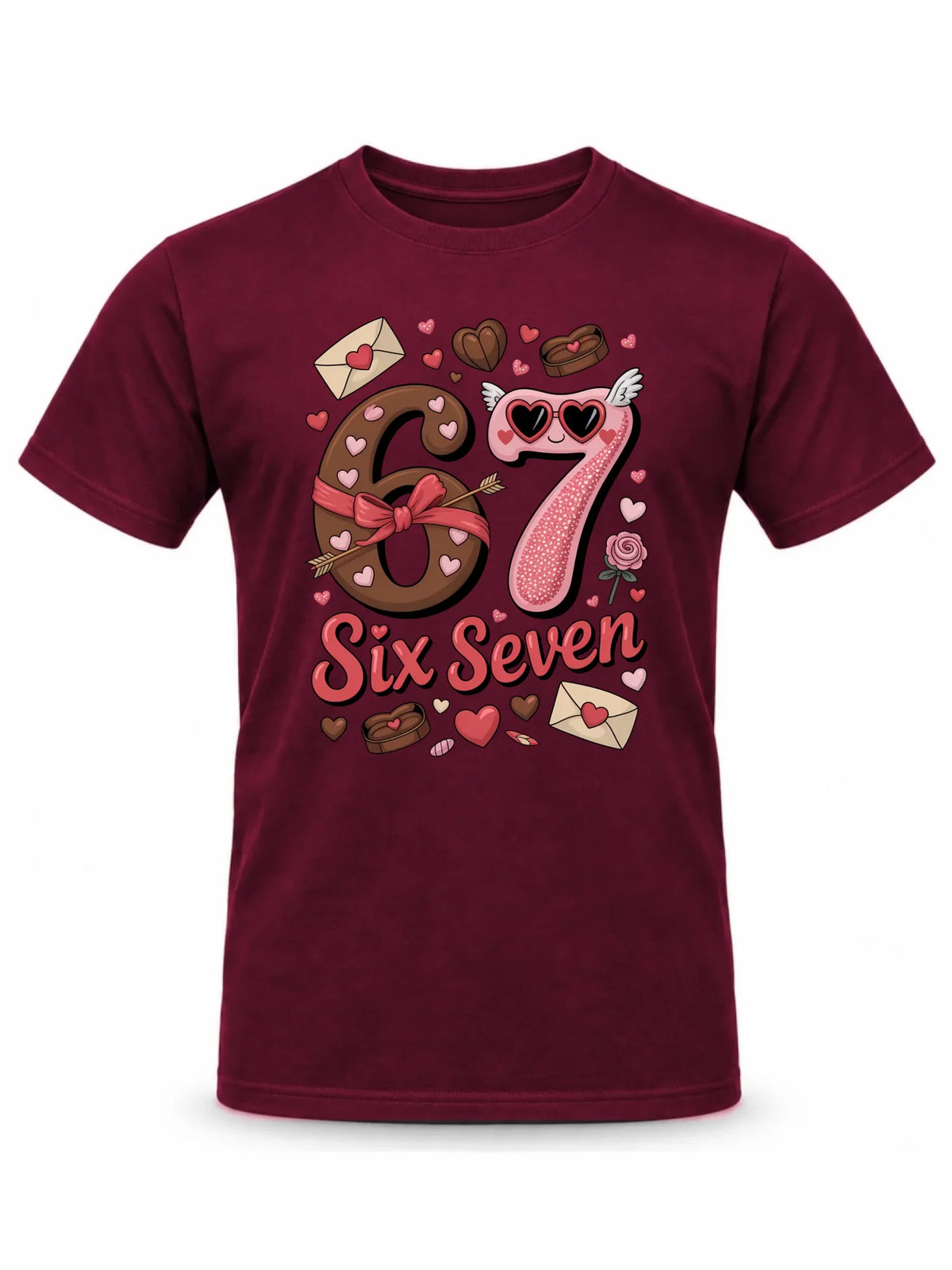 Koszulka męska - Miłość Six Seven 67 W72
