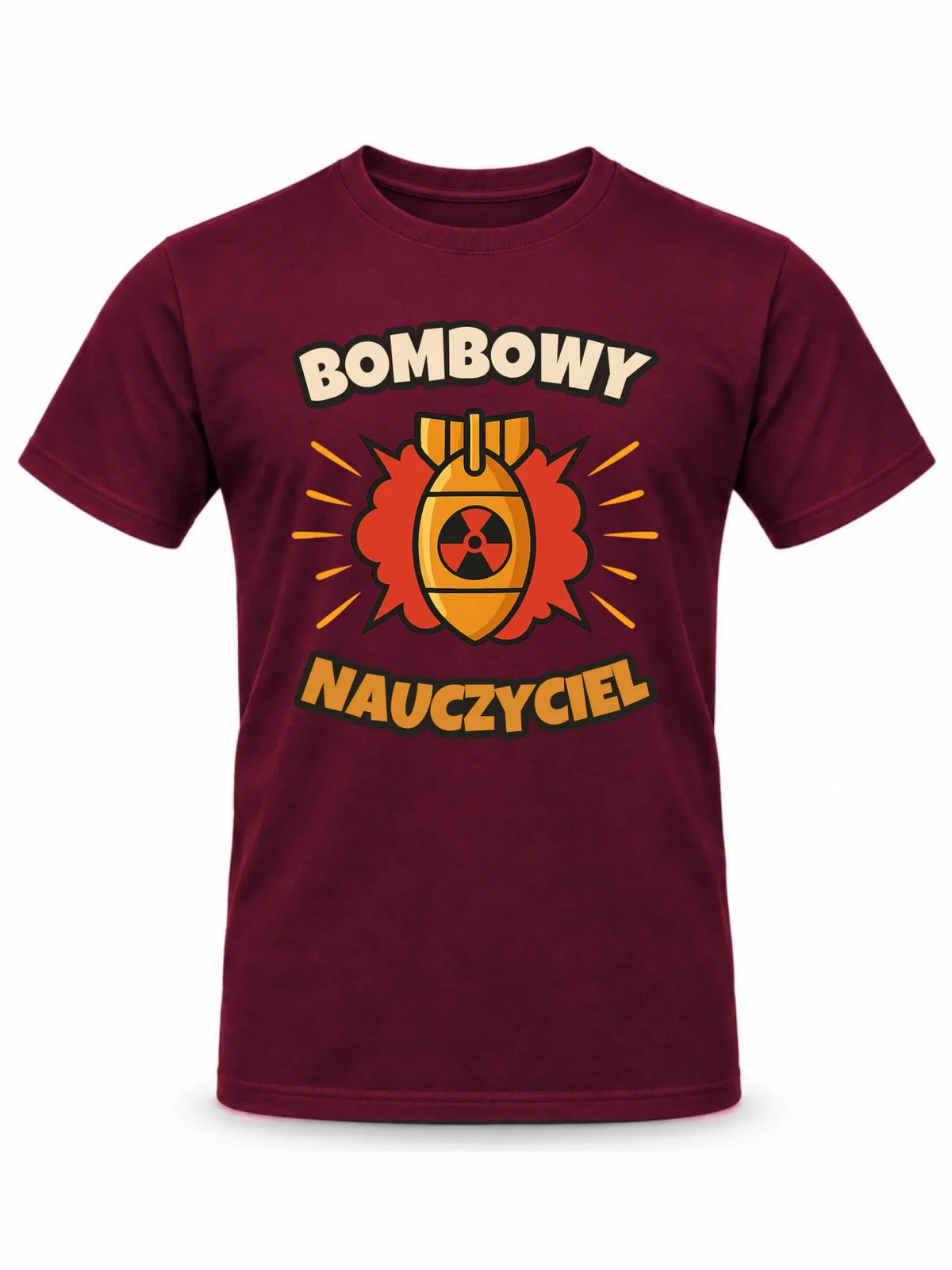 Koszulka męska dla nauczyciela - Bombowy Nauczyciel N36