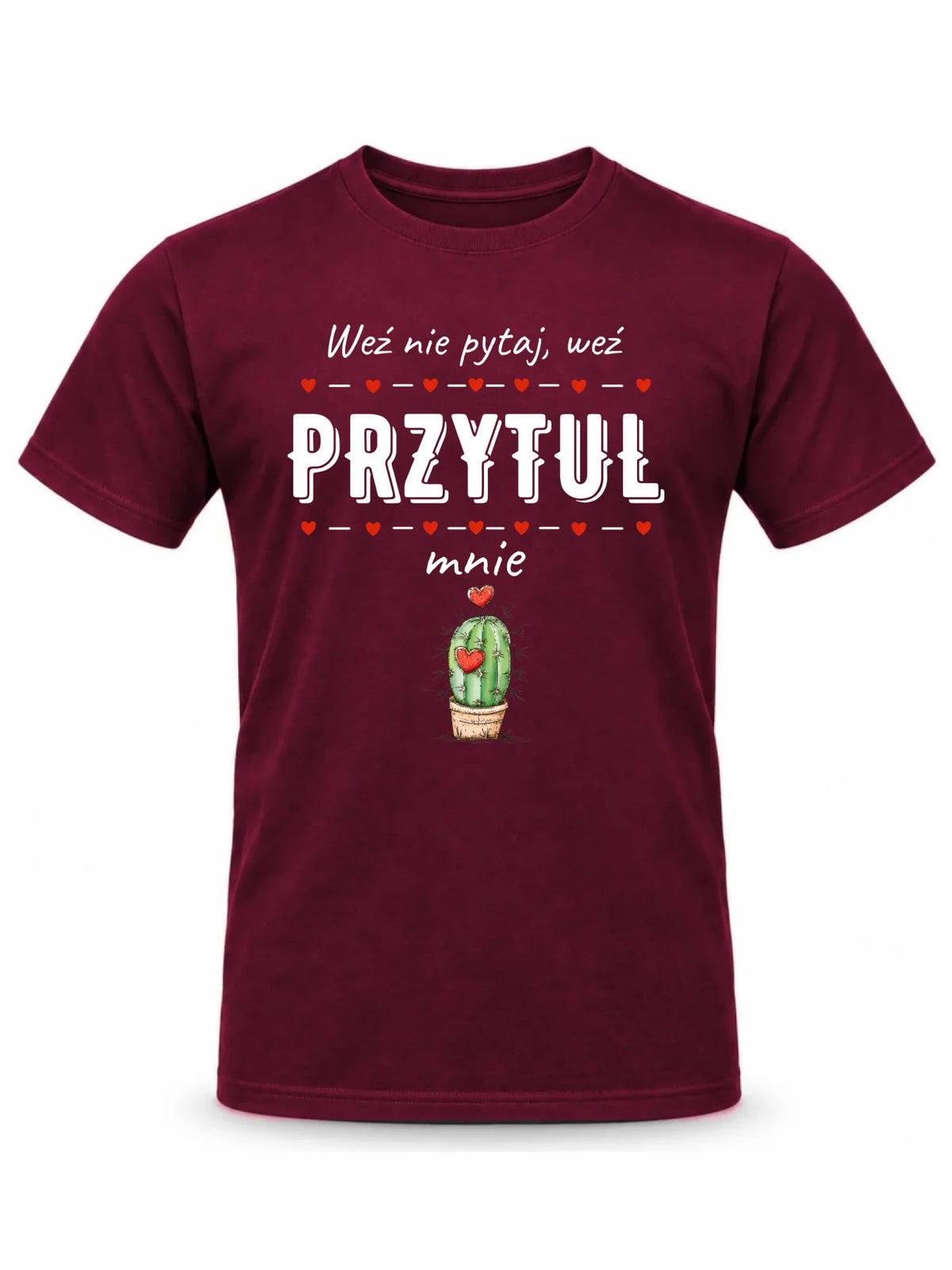 Koszulka męska - Weź nie pytaj, weź przytul mnie W49